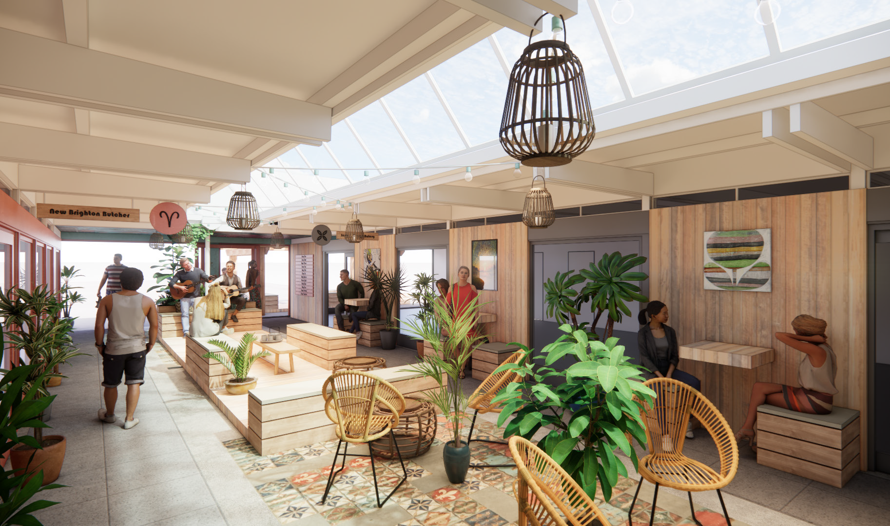 Retail space for lease at Pierside New Brighton Christchurch beachfront precinct