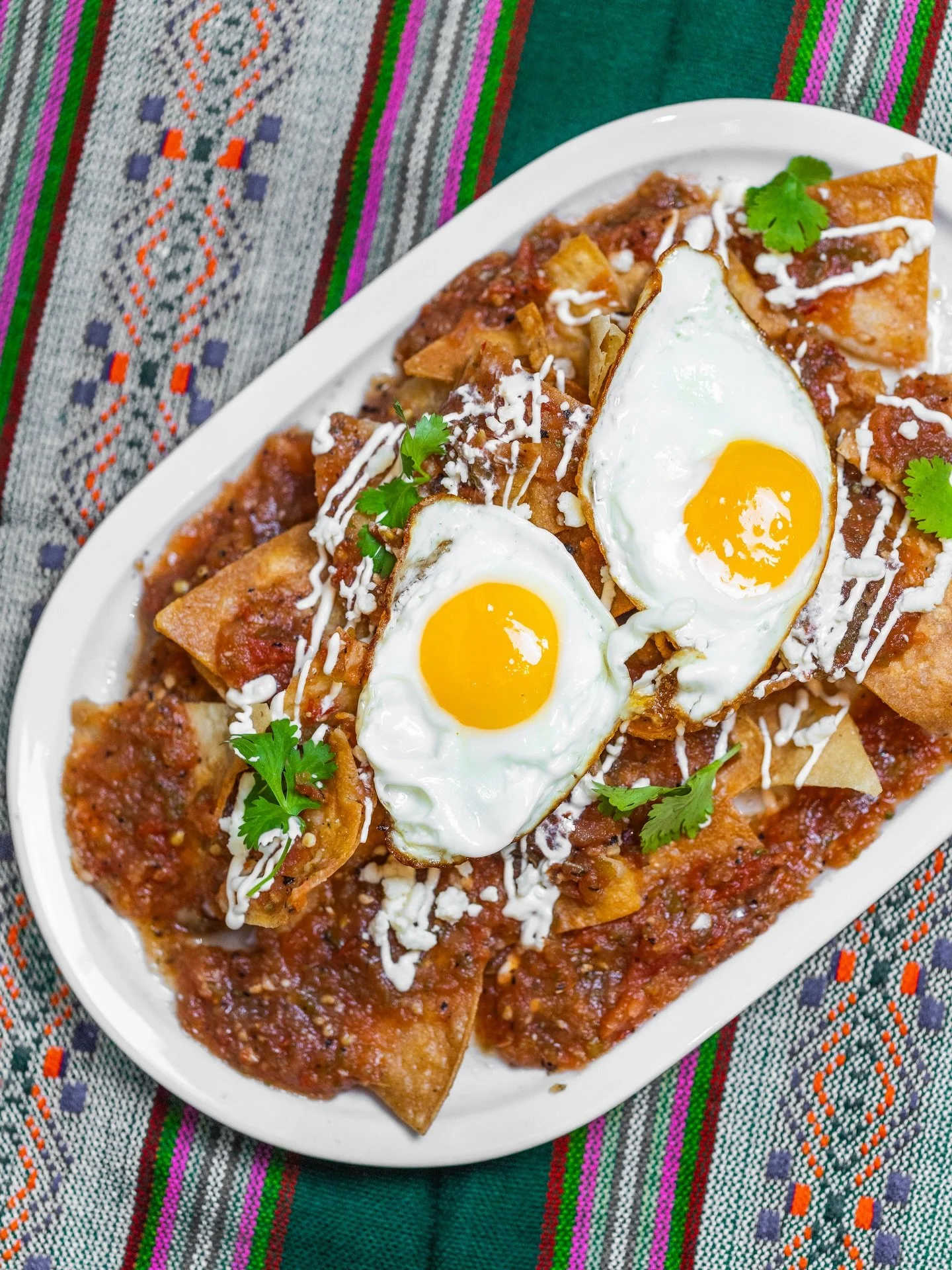 If you haven&rsquo;t come by on the weekends for our Chilaquiles, you&rsquo;re missing out! 😮&zwj;💨

Build your own by adding Pork Adovada, Carnitas, Wagyu Refried Beans, Avocado 🥑, and Sunny Side Up Eggs 🍳

Available on Saturdays and Sundays unt