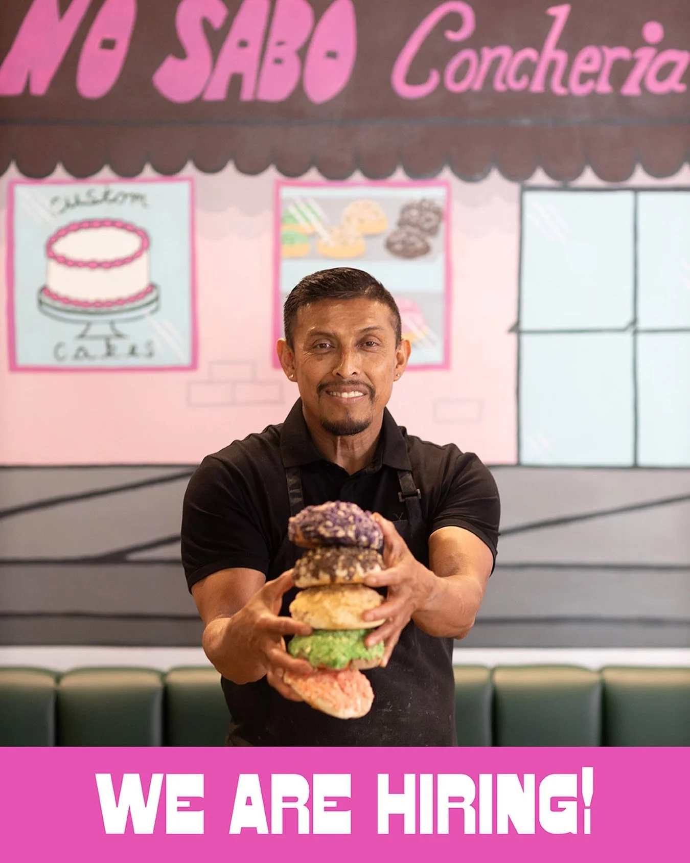 So many conchas, so little time! 🧑&zwj;🍳

Our bakery and kitchen are growing, and we are looking for an experienced and bilingual baker to join our family.

Buscamos un panadero con experiencia y que sea biling&uuml;e para unirse a nuestra familia.