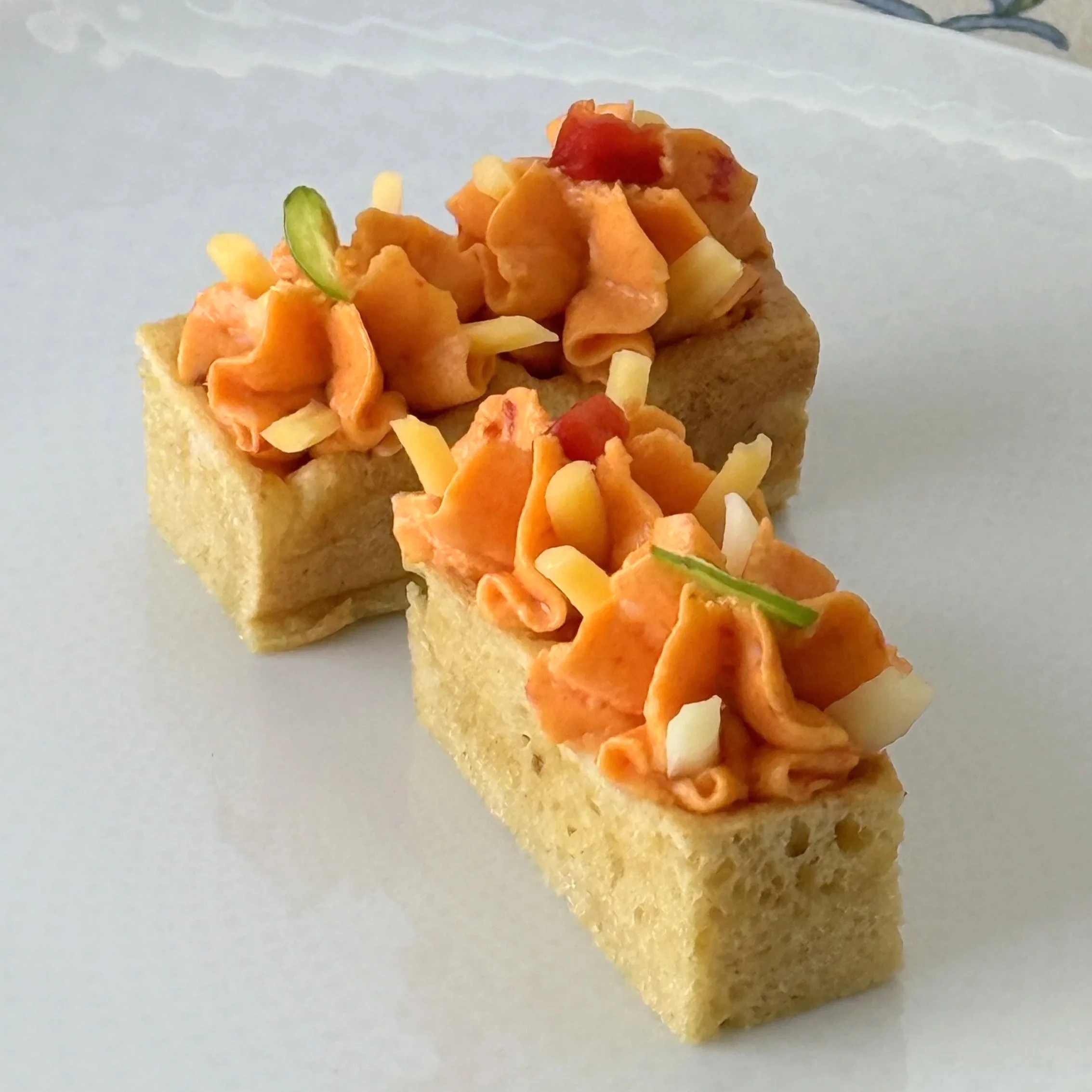 Southwestern Pimento Cheese Waffle