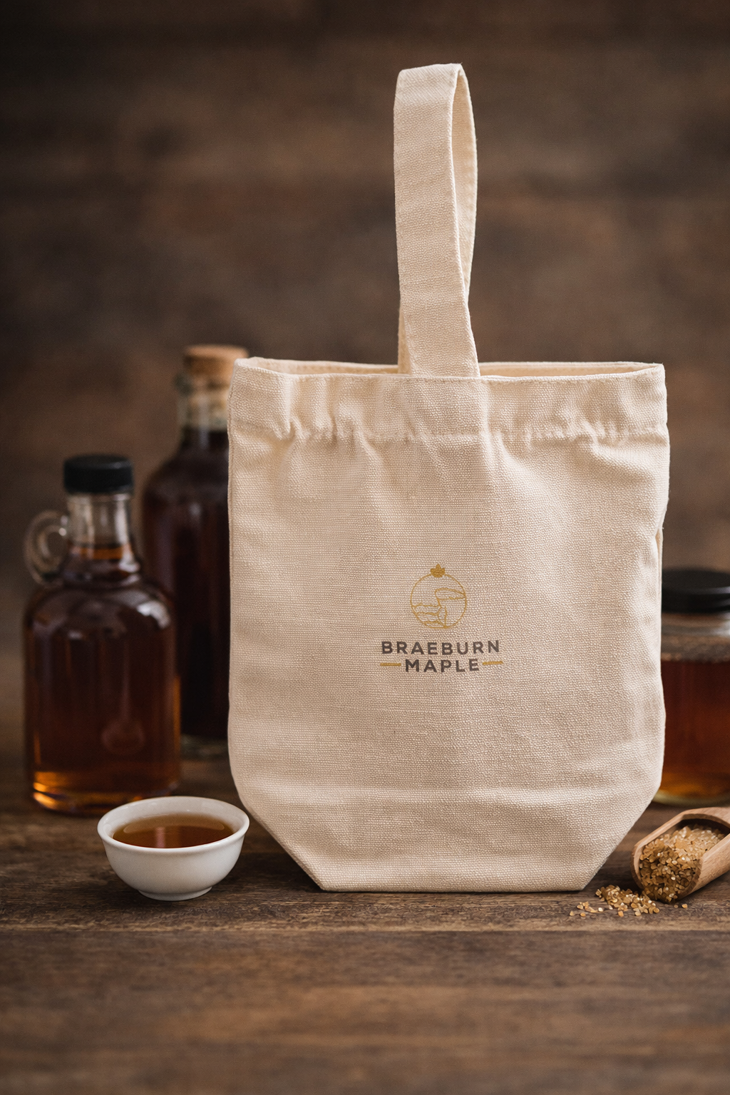 Single Bottle Tote Bag