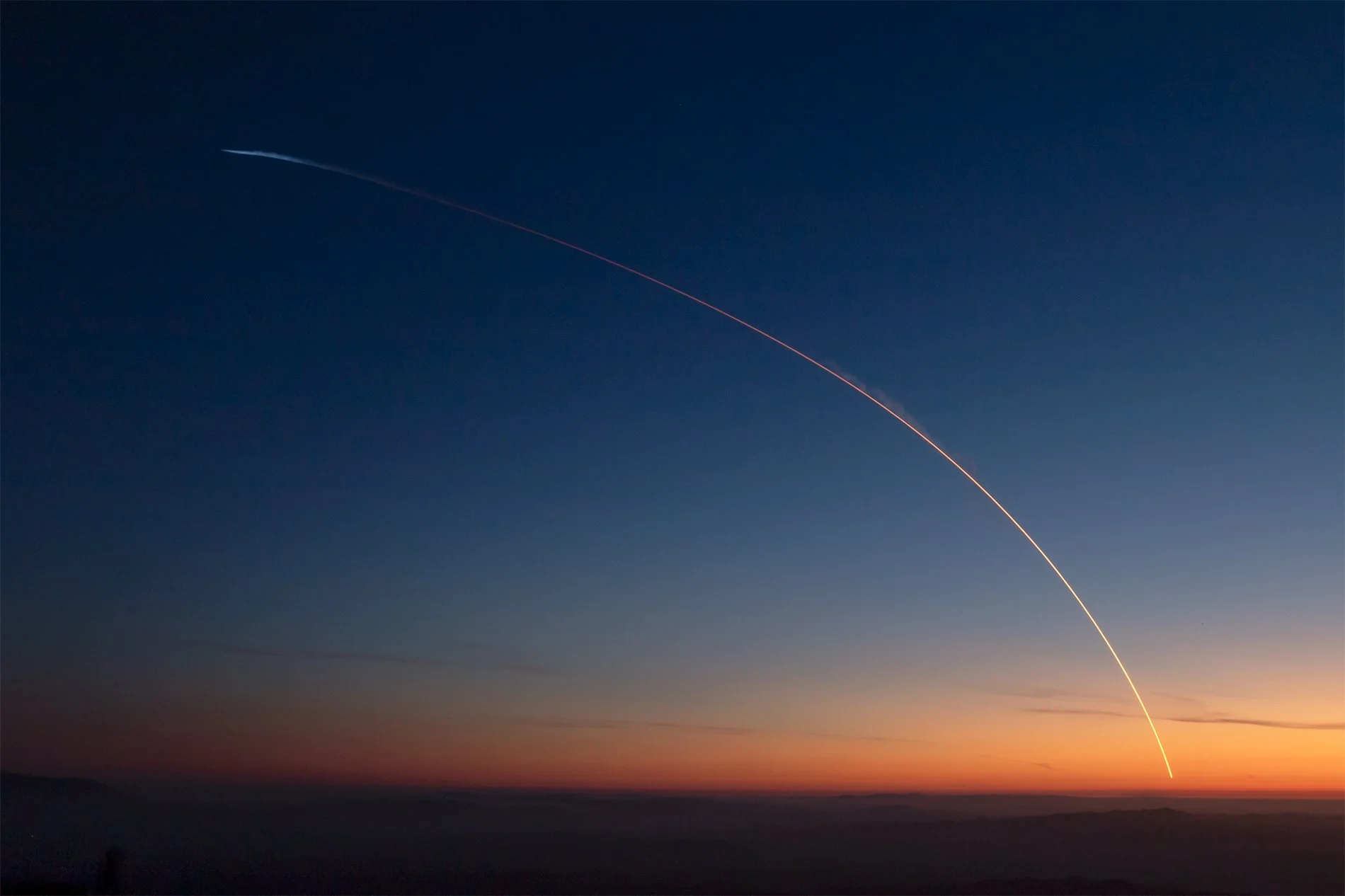 SpaceX Image of the Starlink Group 17-35 Mission from SLC-4E California