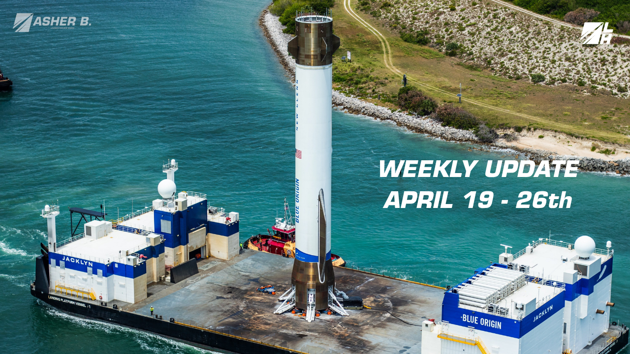Weekly Spaceflight Update: April 19–26th