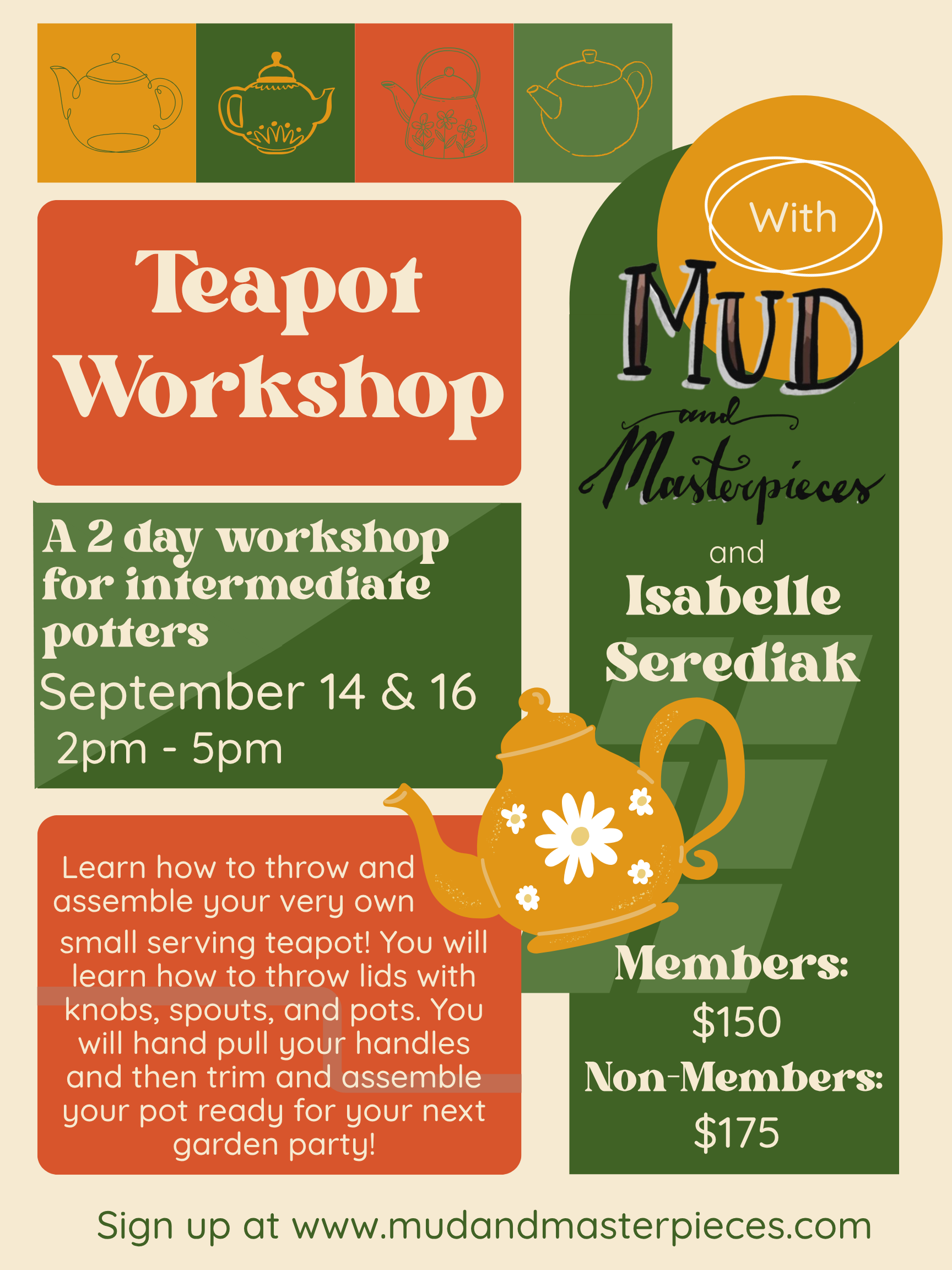 Ceramic Teapot Workshop