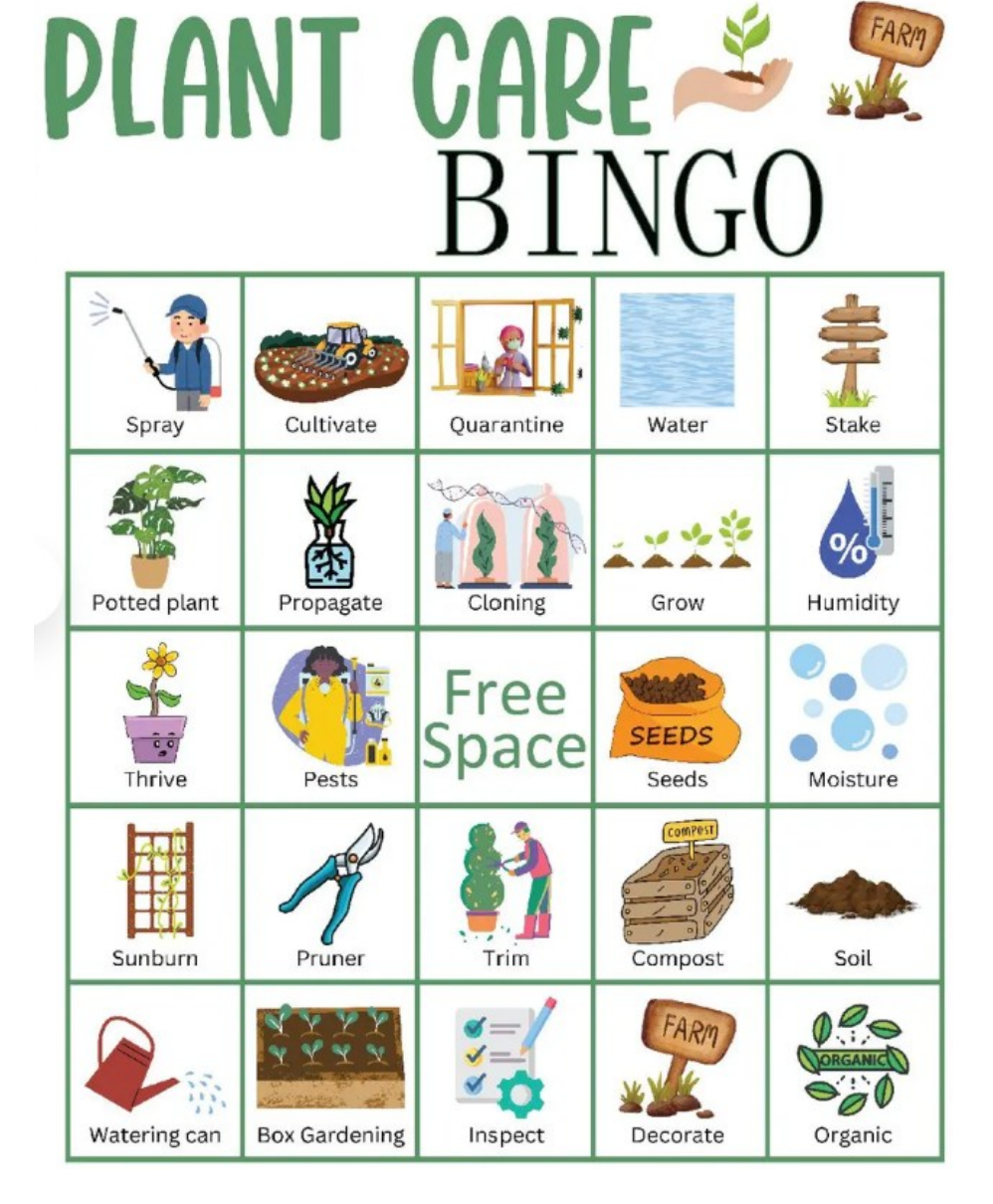 Garden Bingo