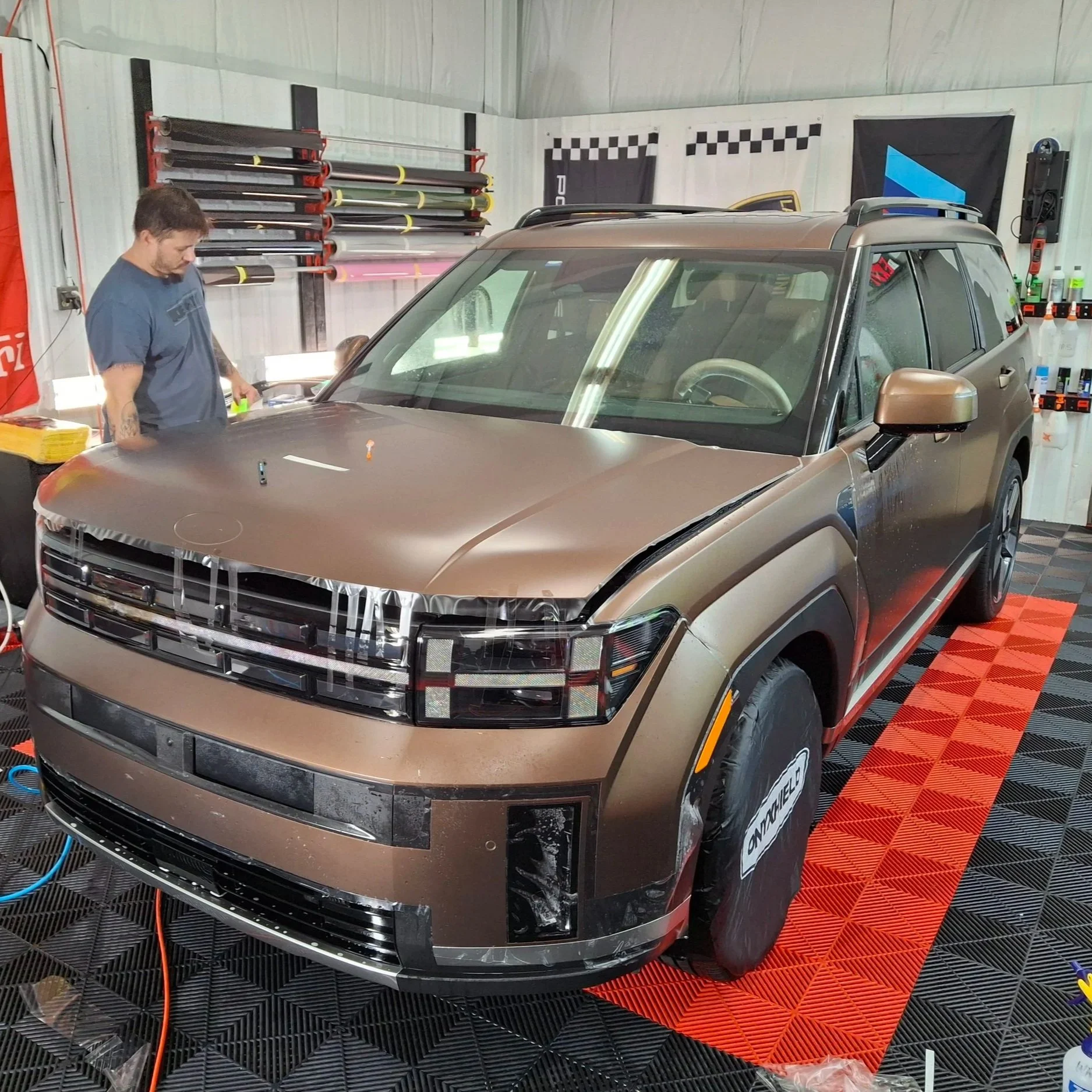 matte paint protection film install at the wrench shack