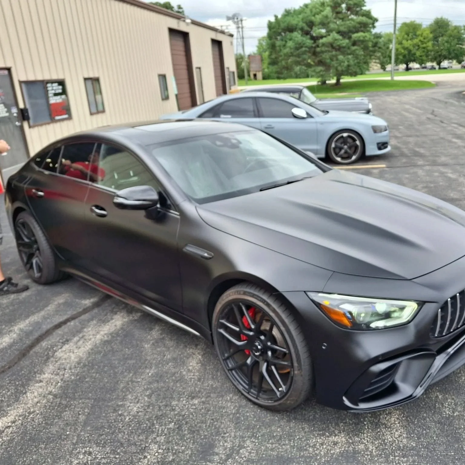 Elite Finish: Matte Stealth Porsche in Bensenville
