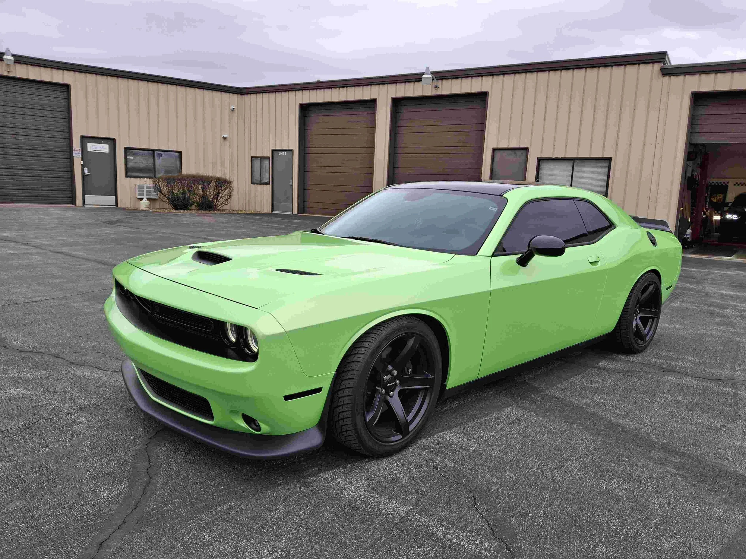 dodge challenger wrapped in avery dennison