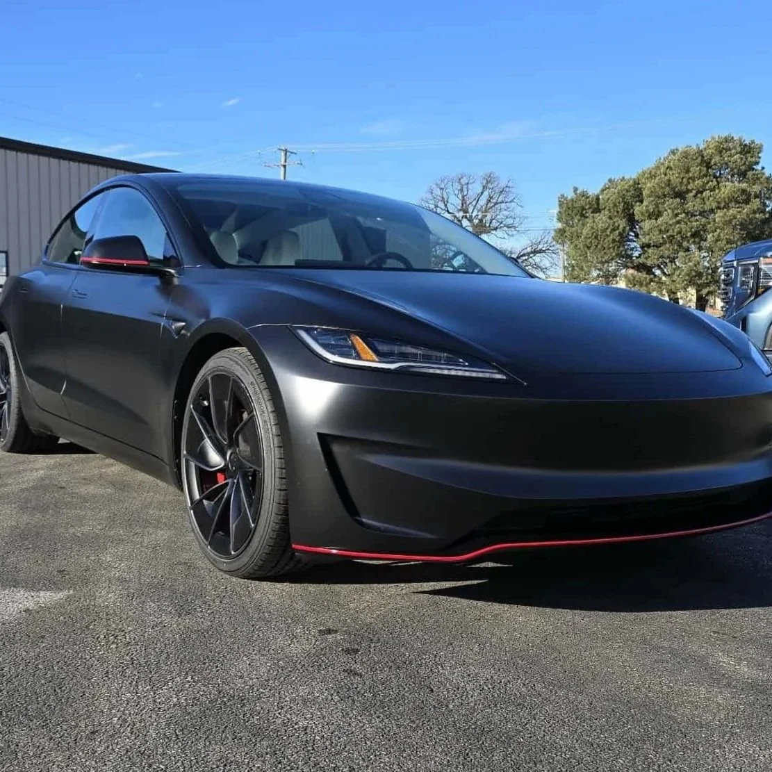 Preserving history with a modern touch. Custom 3M Hot Rod Red wrap for a timeless classic.