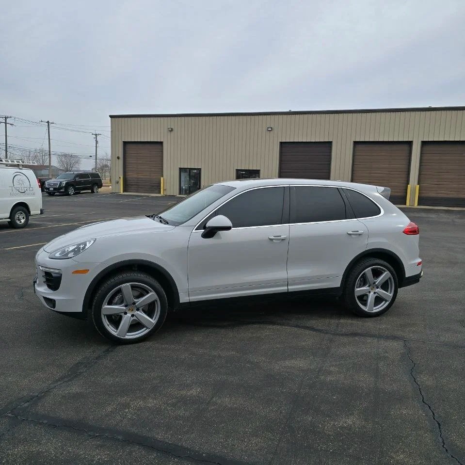Porsche car vinyl wrap