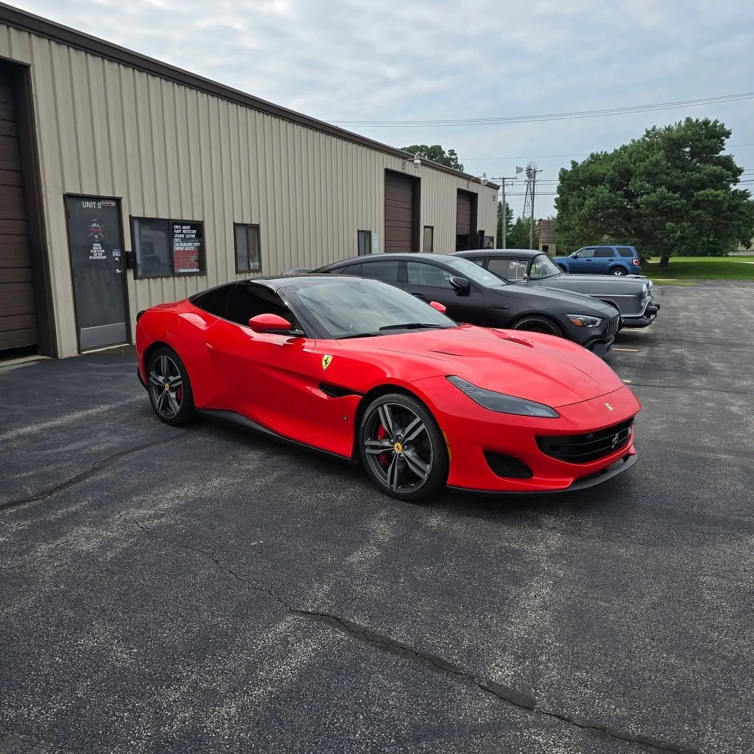 Ferrari vinyl wrap with 3m