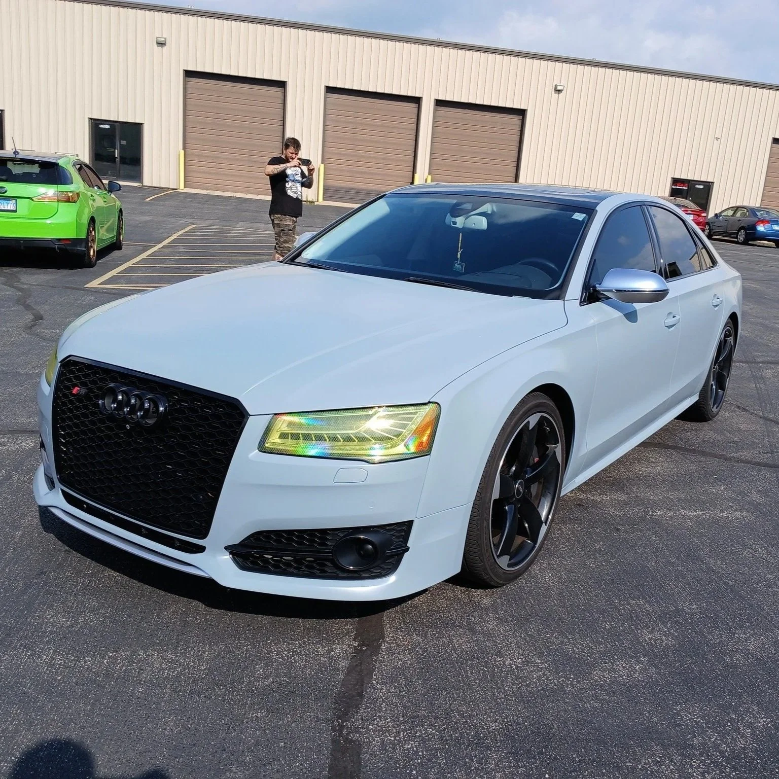 audi car wrap bensenville il