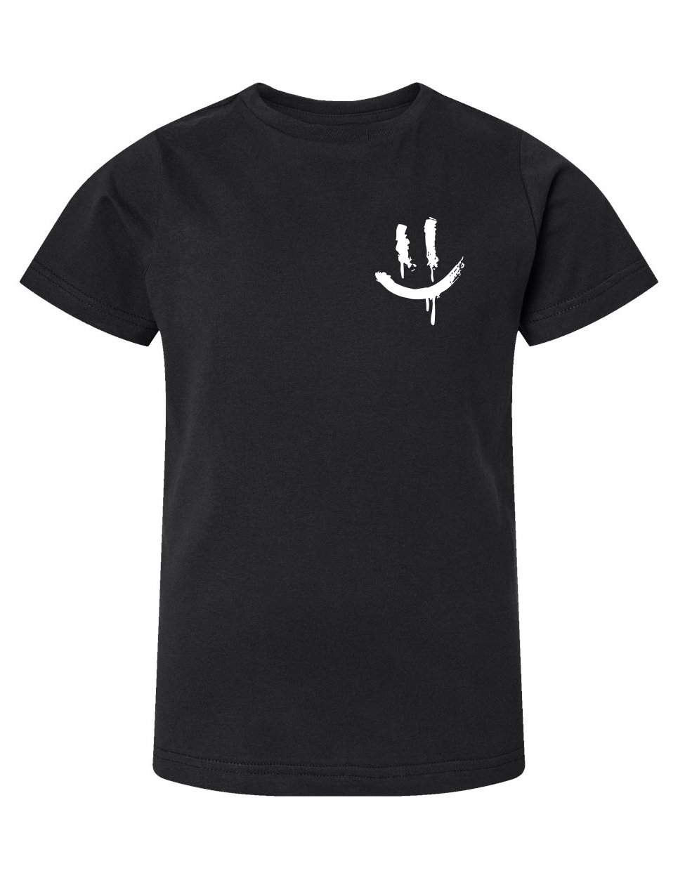 VV Smiley Face Black T-Shirt