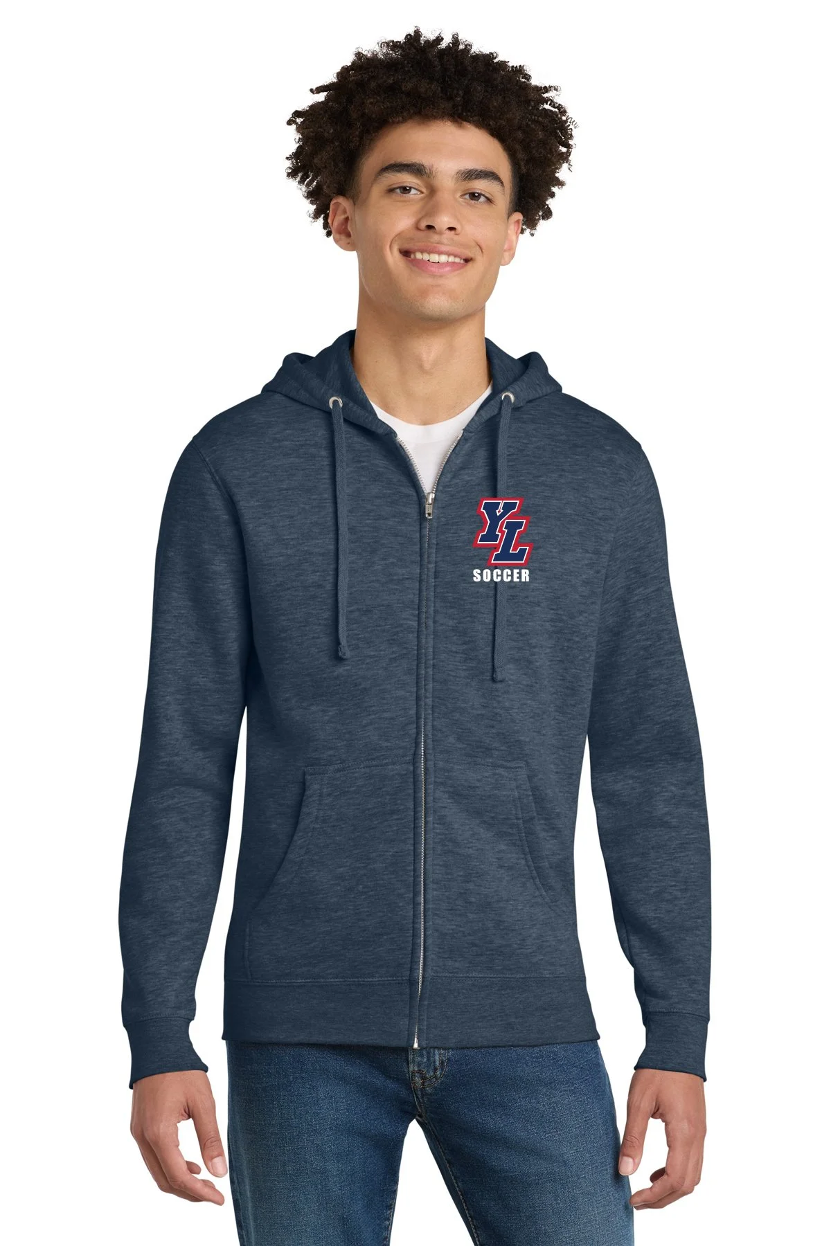 YLHS Soccer YL Logo Zip Hoody