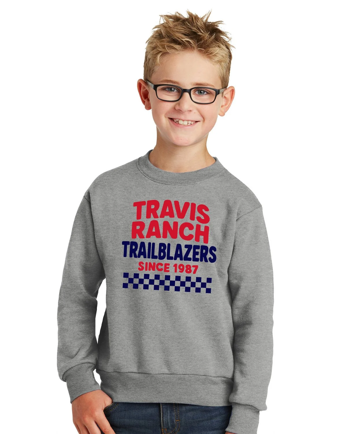 TR Checkers Crew Neck Sweatshirt