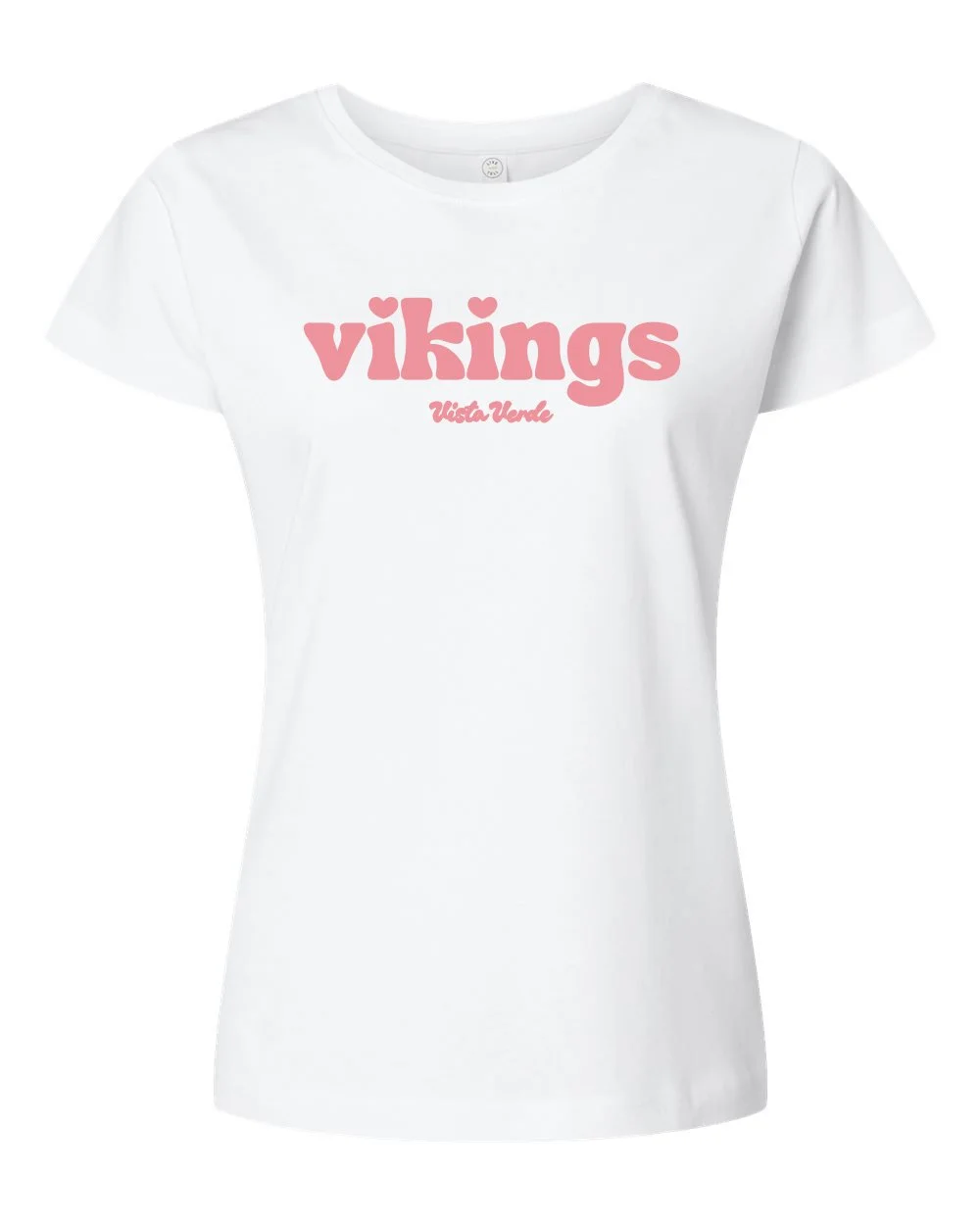 VV Viking Hearts Ladies White T-Shirt