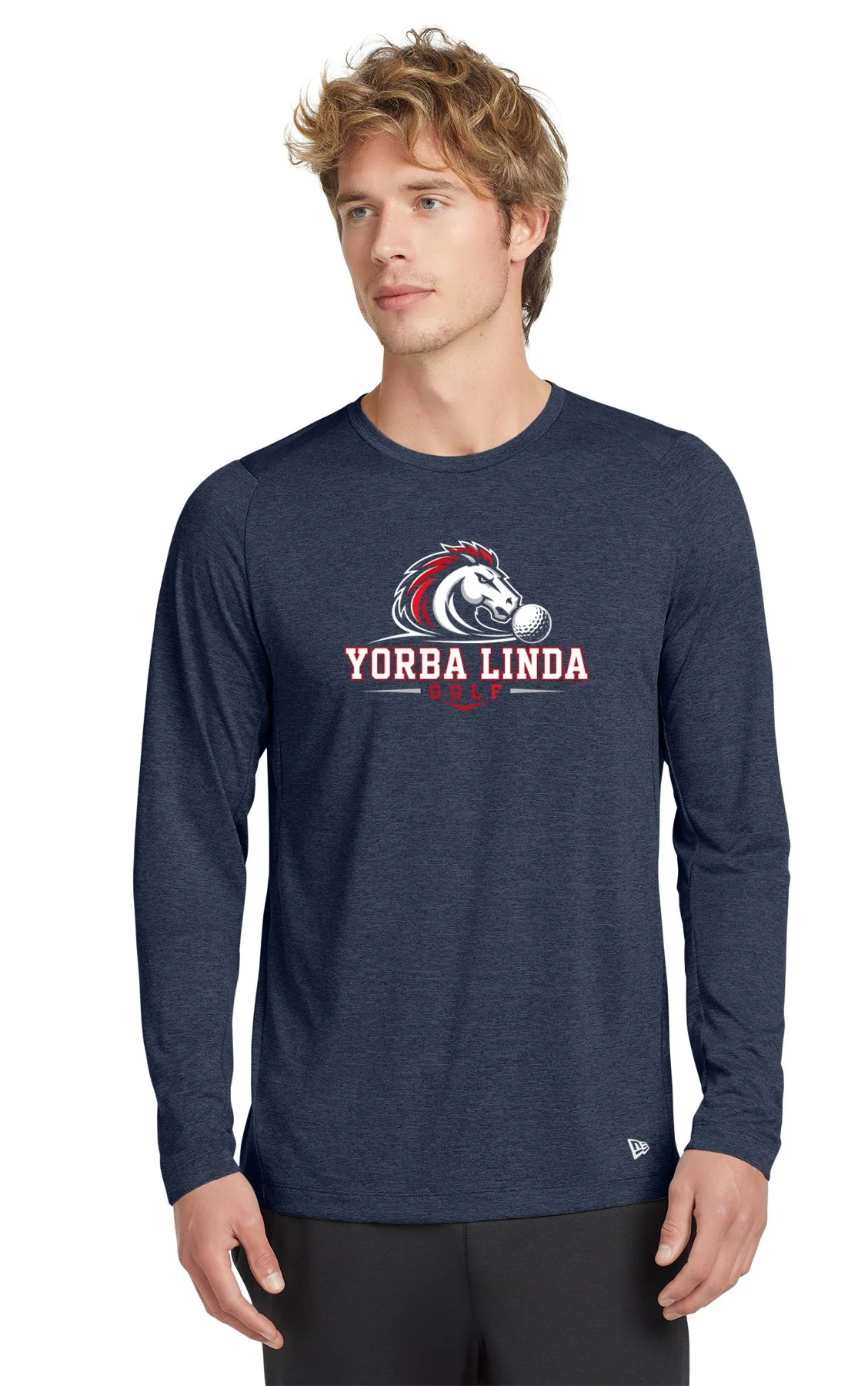 YL Golf Logo New Era® Long Sleeve T-Shirt