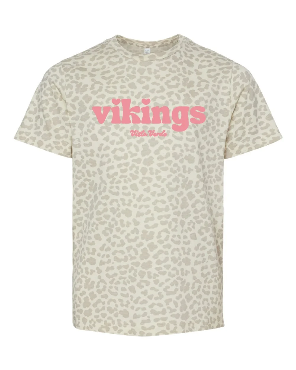VV Viking Hearts Youth T-Shirt Leopard