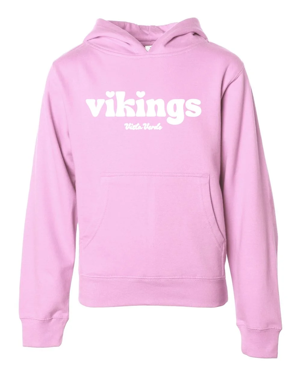 VV Viking Hearts Youth Hooded Pullover Sweatshirt