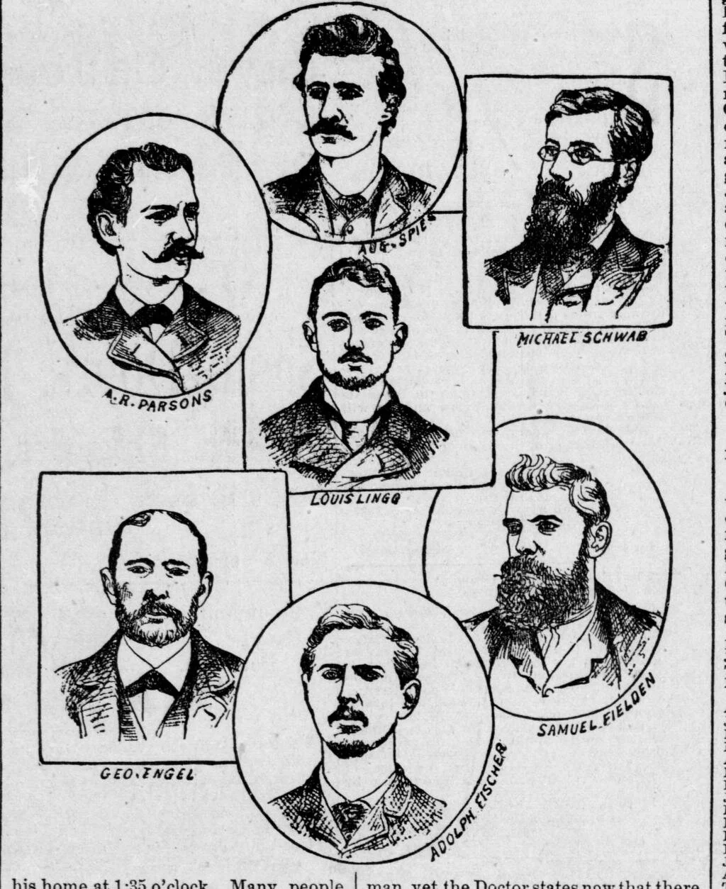 The Martyrs of the Haymarket Massacre
