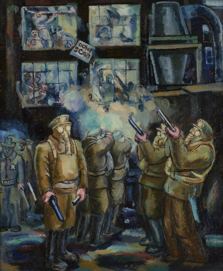 Strike Breakers painting