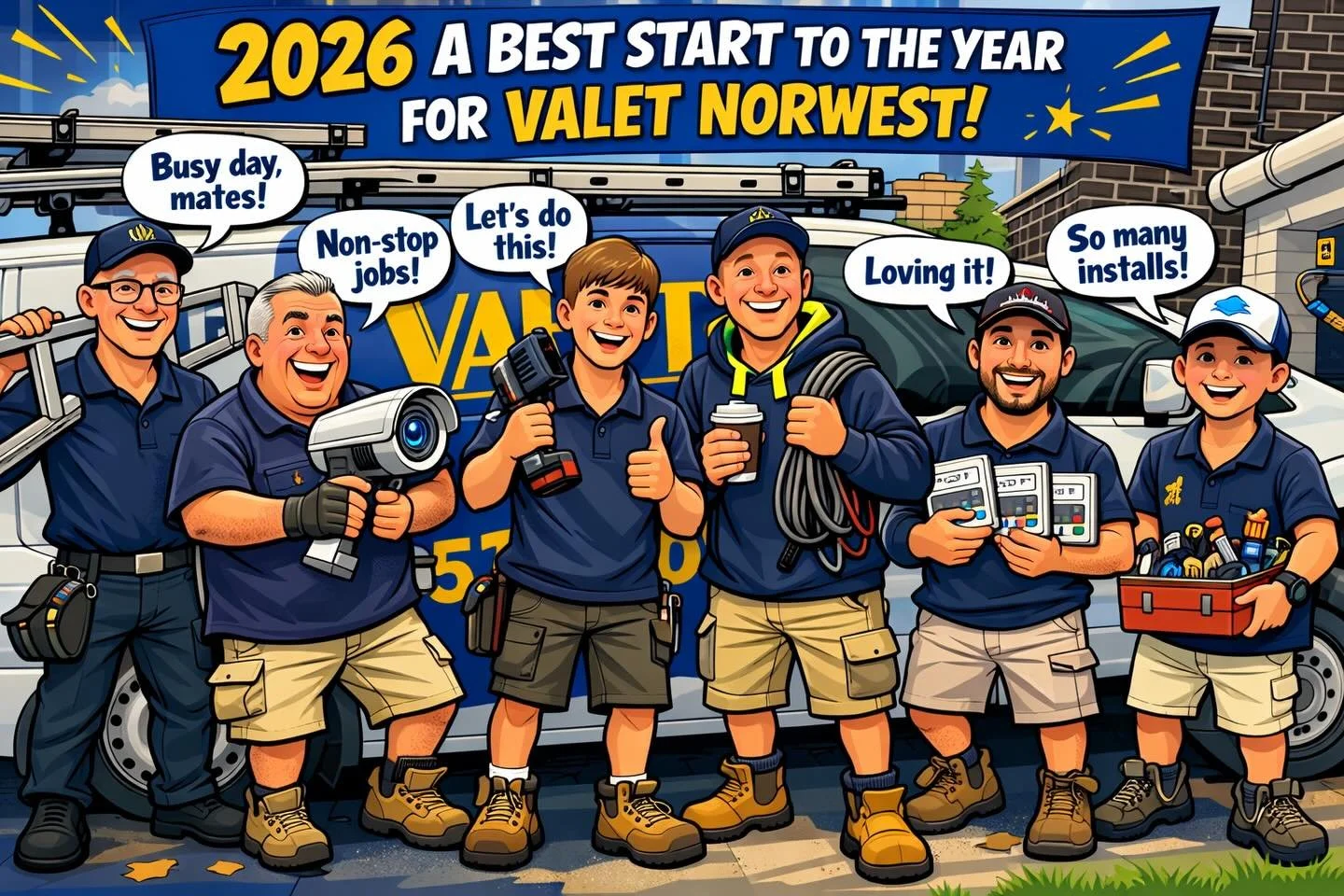 🚨 BUSY &amp; GREAT START TO 2026 FOR VALET NORWEST! 🚨

What a start to the year! The team is absolutely flat out with CCTV installs, alarm upgrades, intercom systems, ducted vacuum servicing and full data network fit-outs across Sydney&rsquo;s Norw