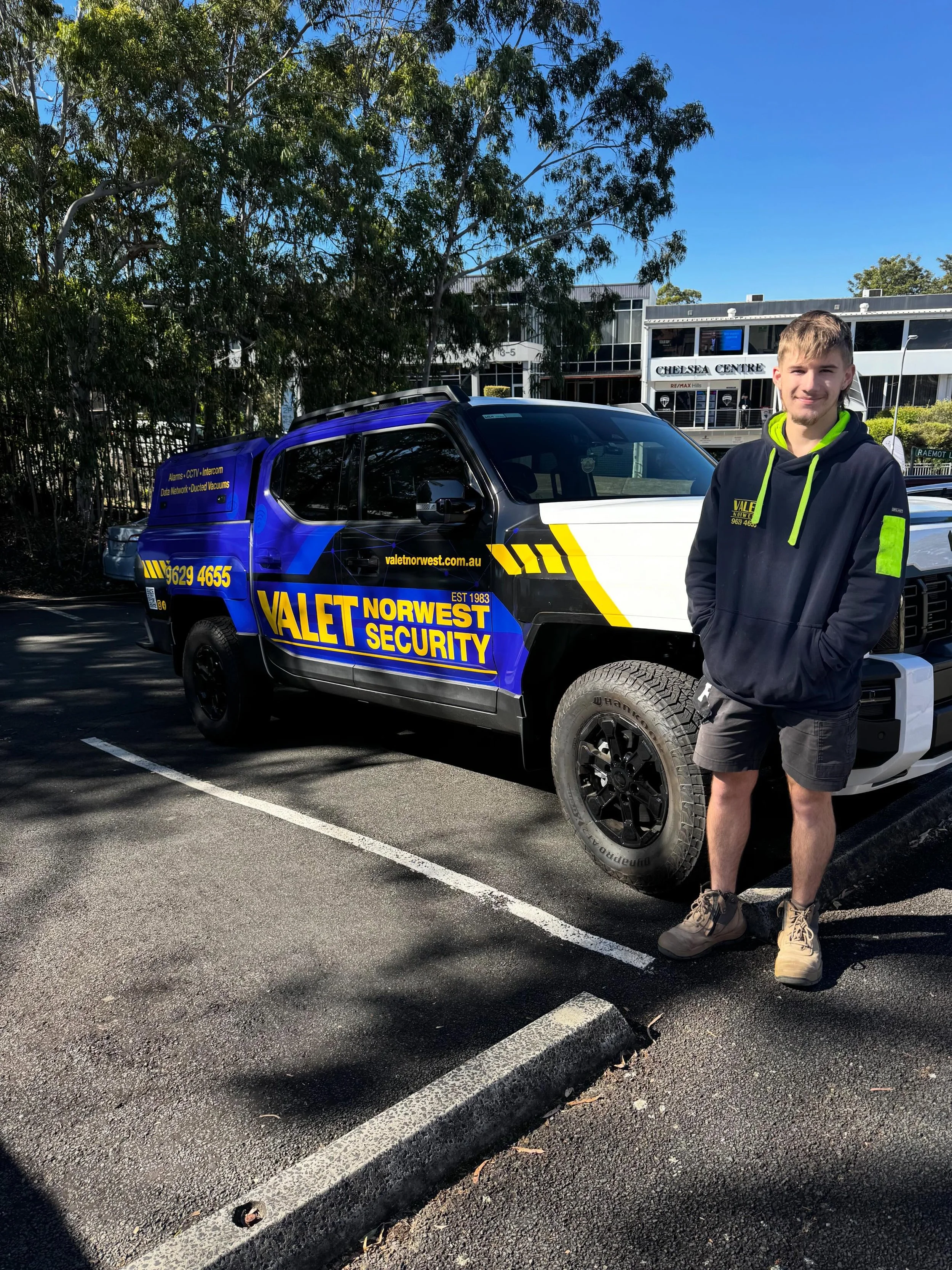 🔥 TEAM SPOTLIGHT &ndash; KAYLAN 🔥

One of the young guns helping drive the future of Valet Norwest forward 👊

At just 20, Kaylan is already out on site learning the ropes across:
✅ CCTV
✅ Alarm systems
✅ Intercoms
✅ Data &amp; Wi-Fi
✅ Ducted Vacuu