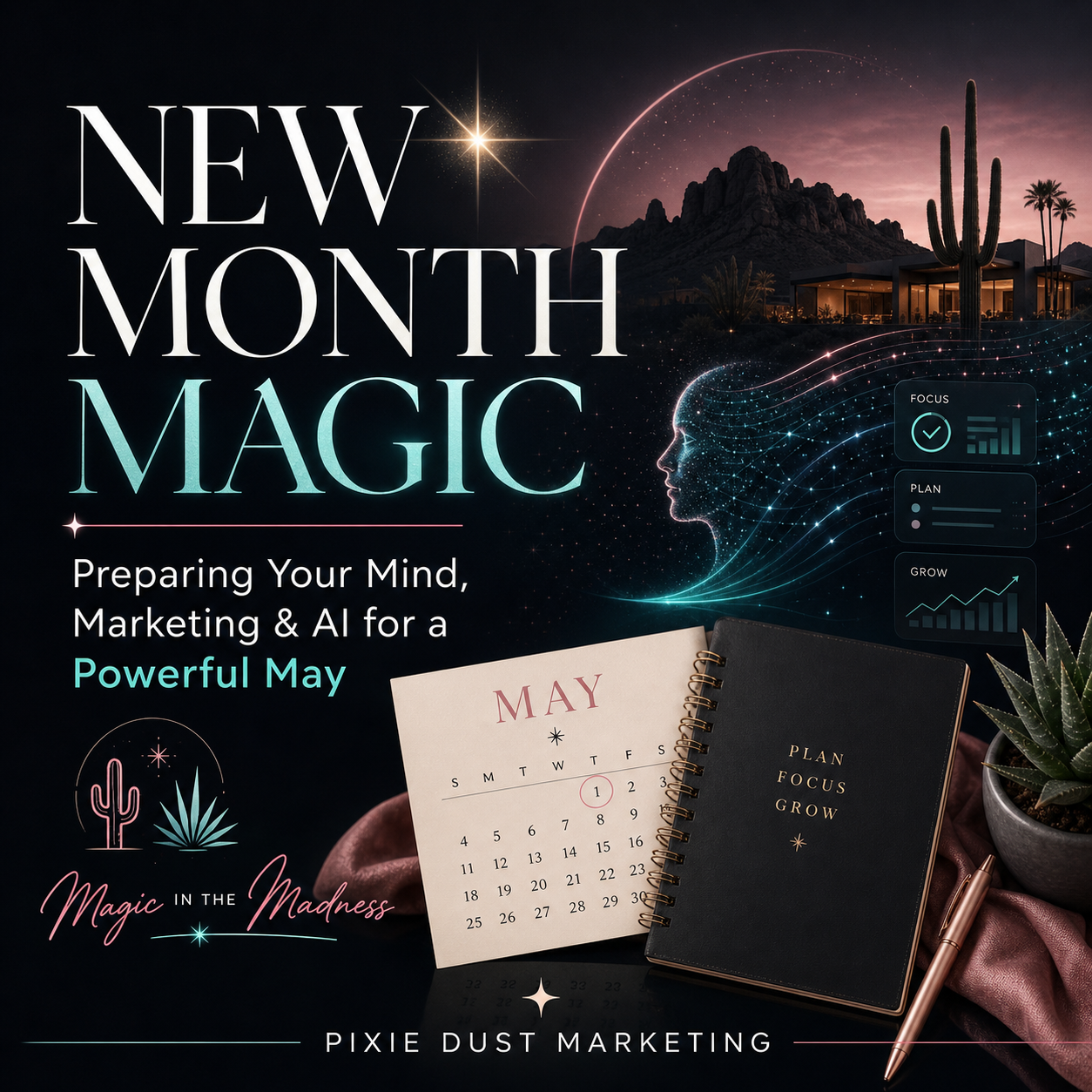 New Month Magic: Preparing Your Mind, Marketing &amp; AI for a Powerful MayMonday Mindset