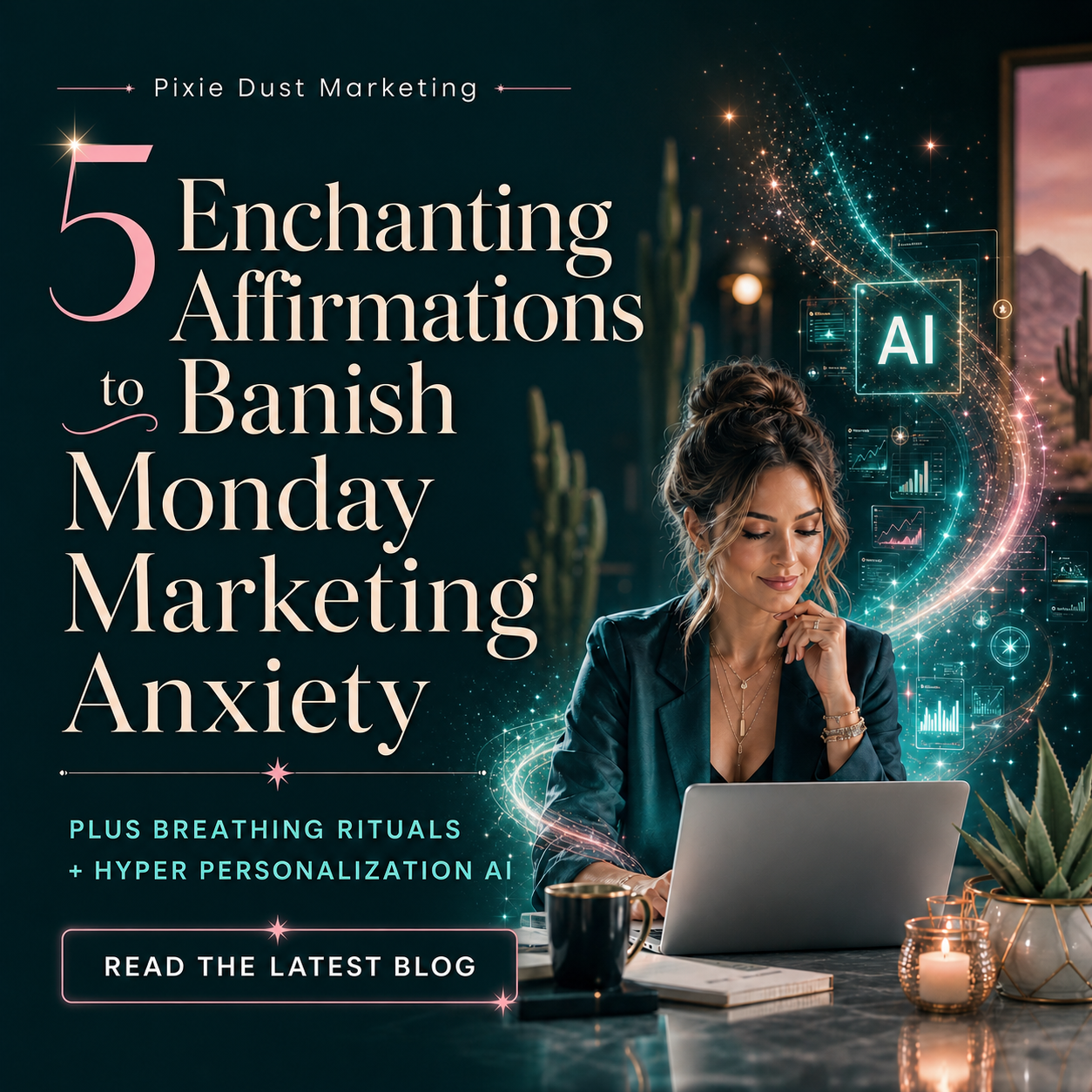 5 Enchanting Affirmations to Banish Monday Marketing Anxiety for Creative Pros