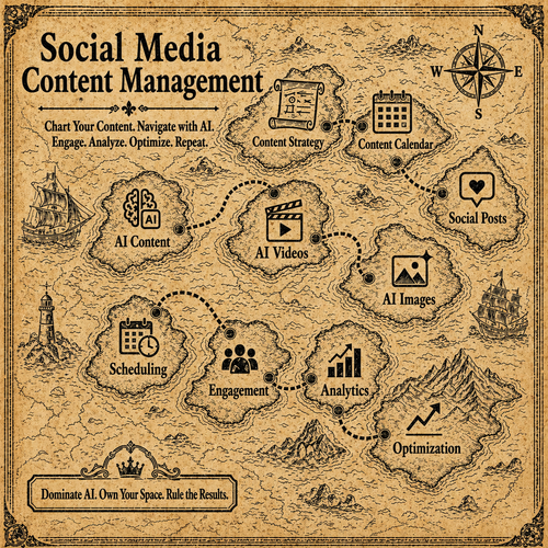 Social media map showing Scottsdale and Phoenix coverage area