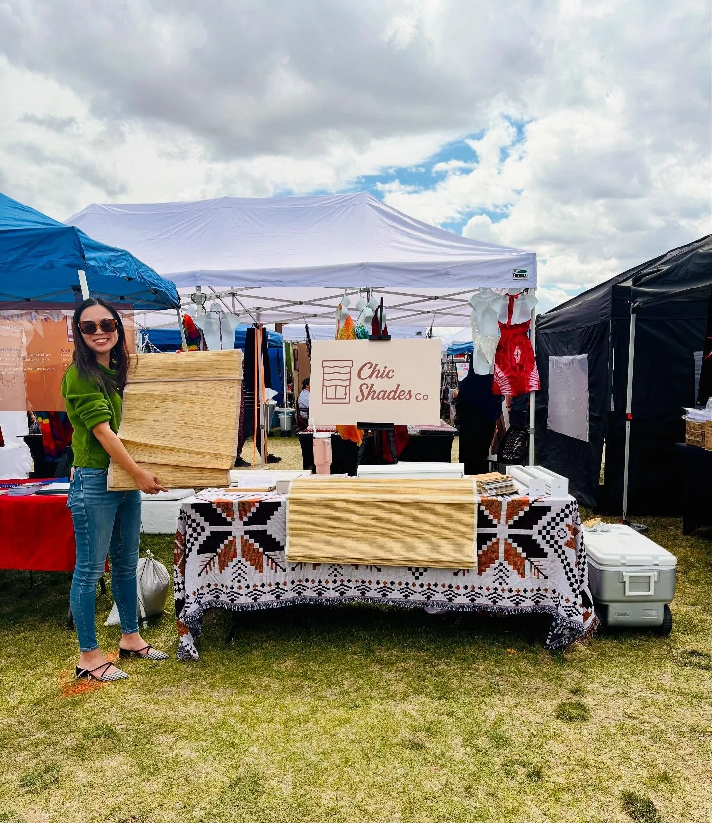 So fun meeting so many of you at ShopFest this weekend! 🎉 Thanks for stopping by our booth and checking out Chic Shades Co. You guys made our weekend! 💛 #ShopFest2025