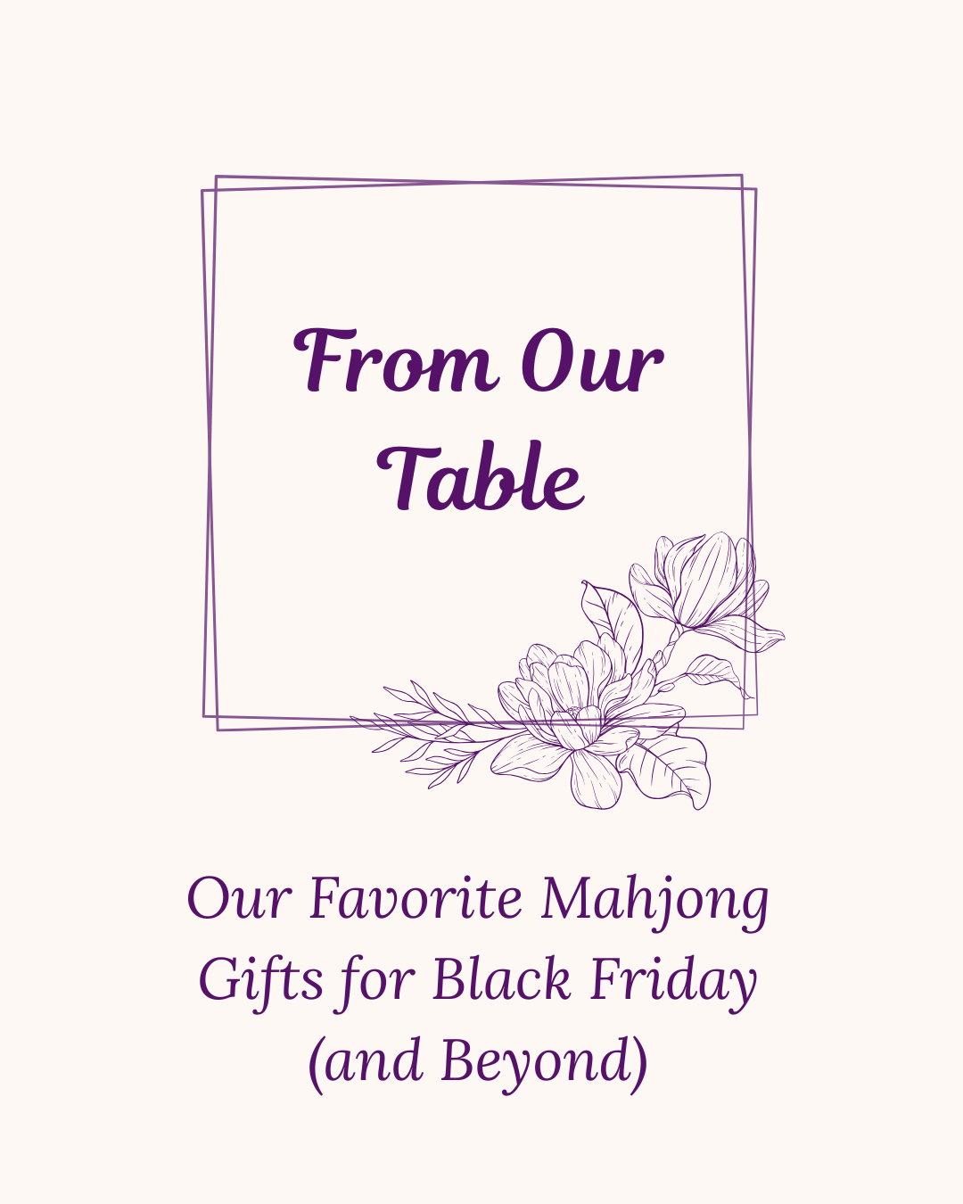 Our Favorite Mahjong Gifts for Black Friday (and Beyond)