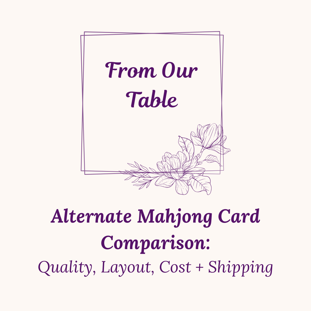 Comparing New Mahjong Cards to the NMJL Standard