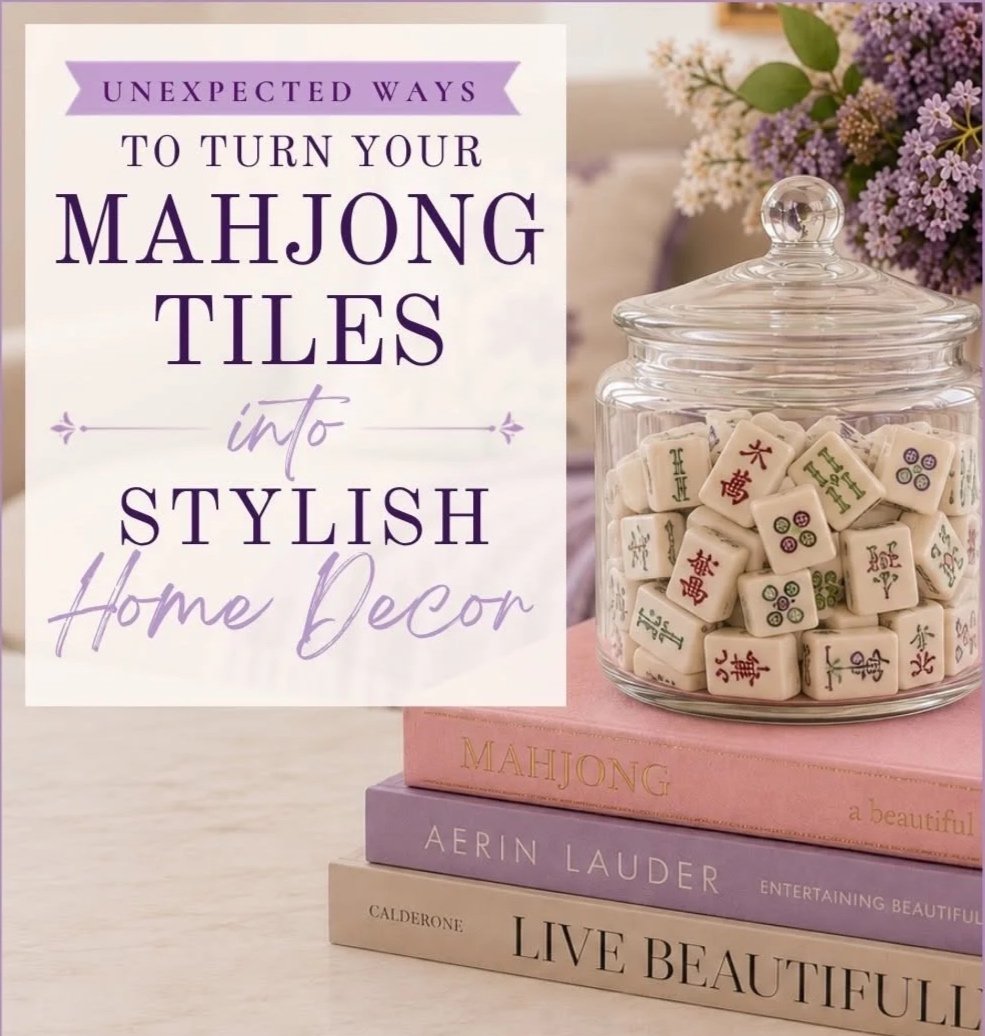 How We're Turning Mahjong Tiles Into Home Decor