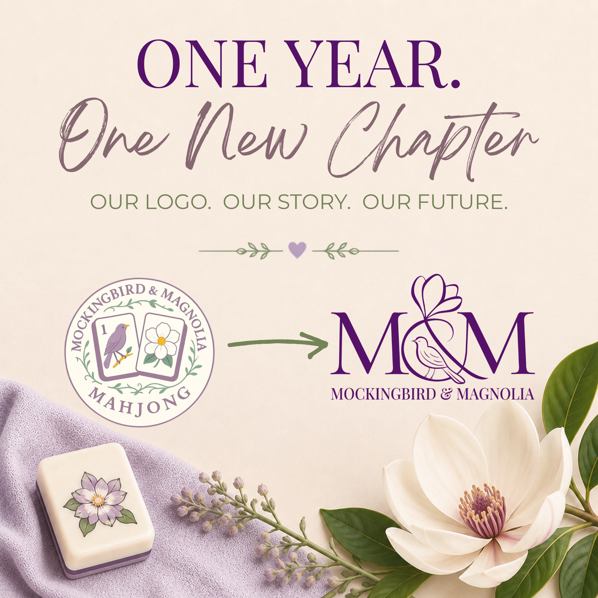 One Year. One New Chapter.