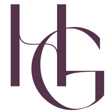Stylized initials 'L', 'D', and 'G' in purple, intertwined in a modern design.