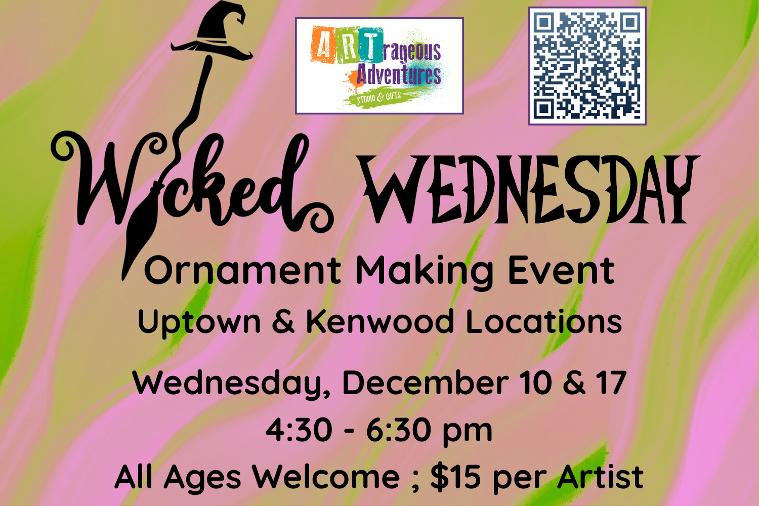 Wicked Wednesday Ornament Making