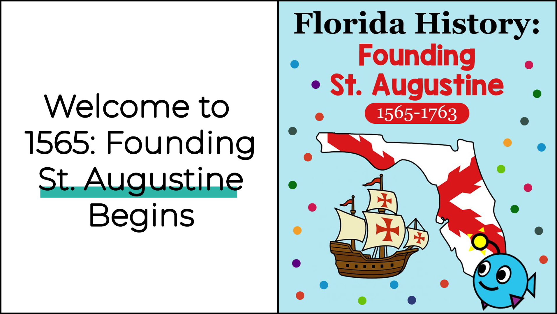 Welcome to 1565 - Founding St. Augustine Begins