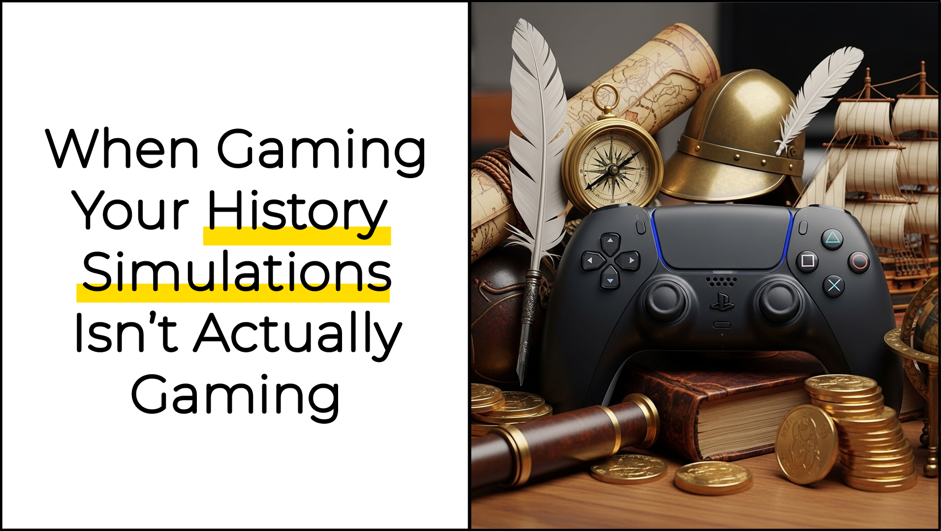 When Gaming Your History Simulations Isn't Actually Gaming