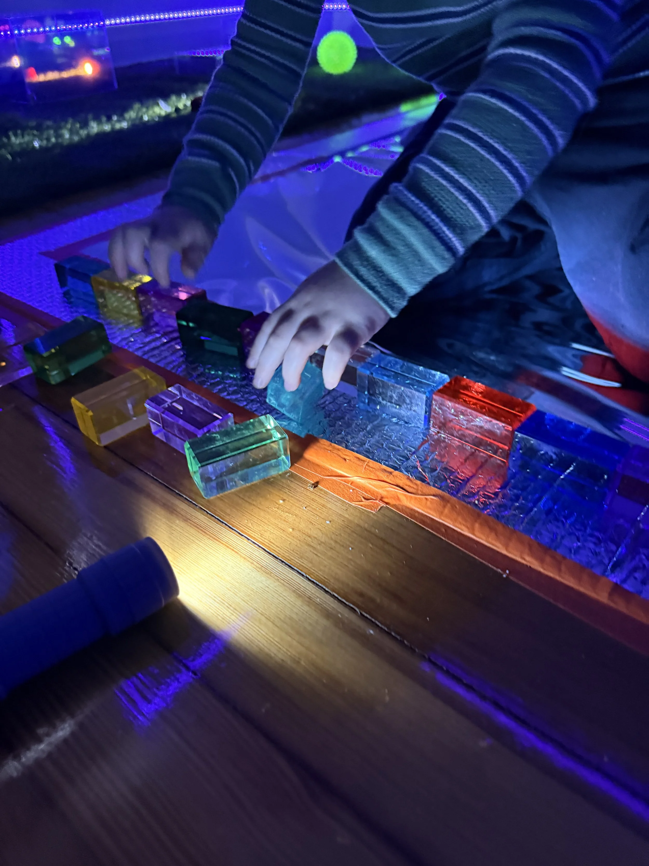 “They don’t glow in the dark.”