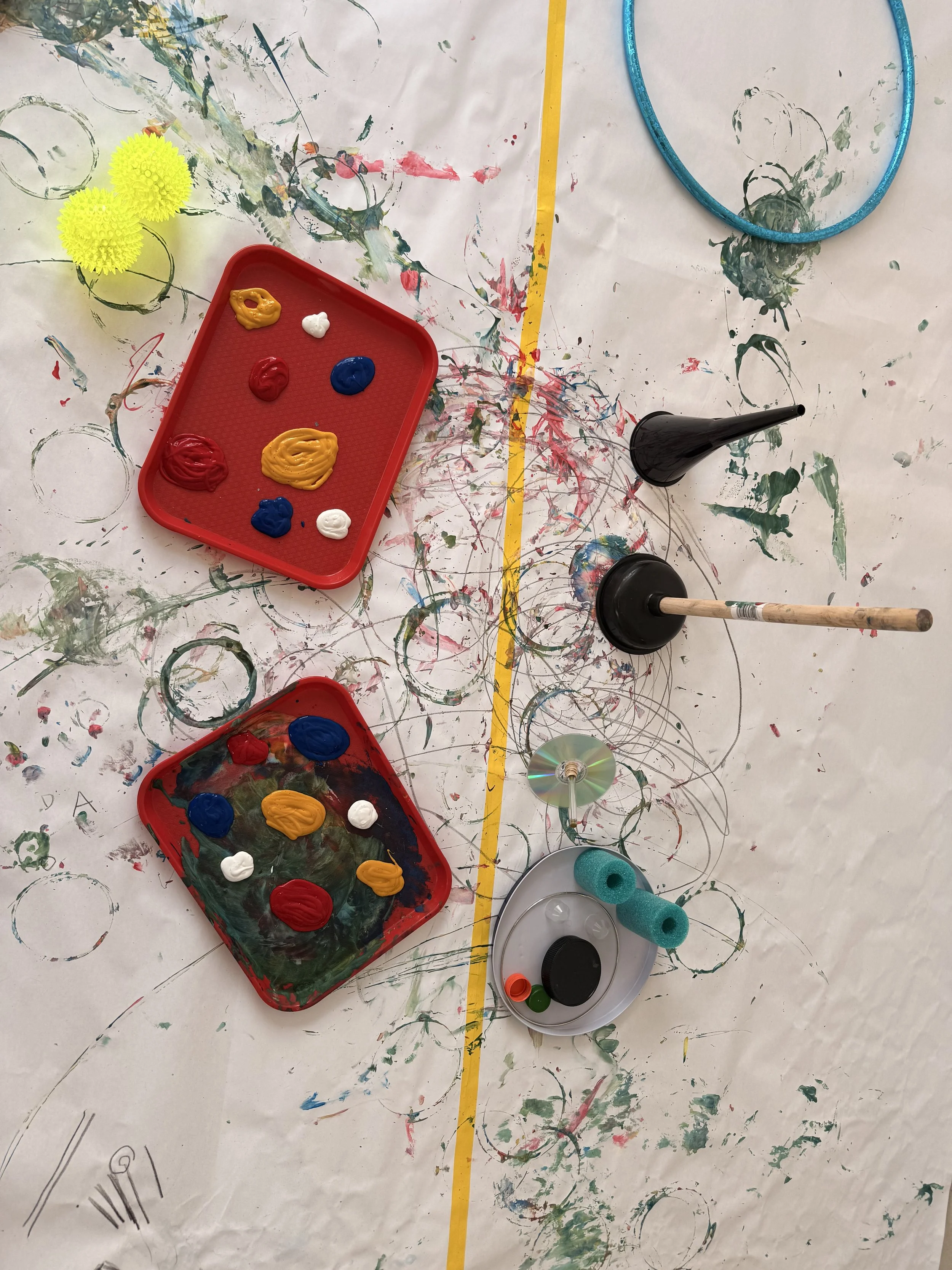 Printmaking with Round Things