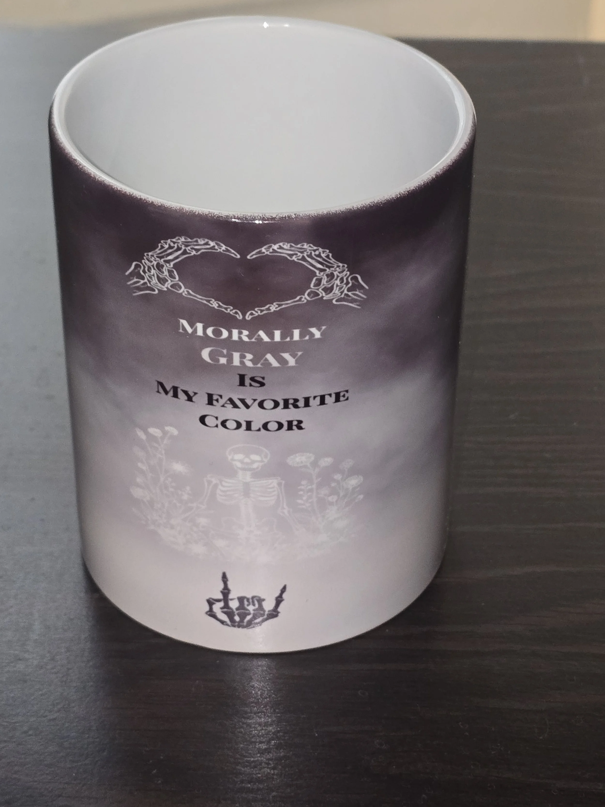 Morally Grey is My Favorite Color Ceramic Mug