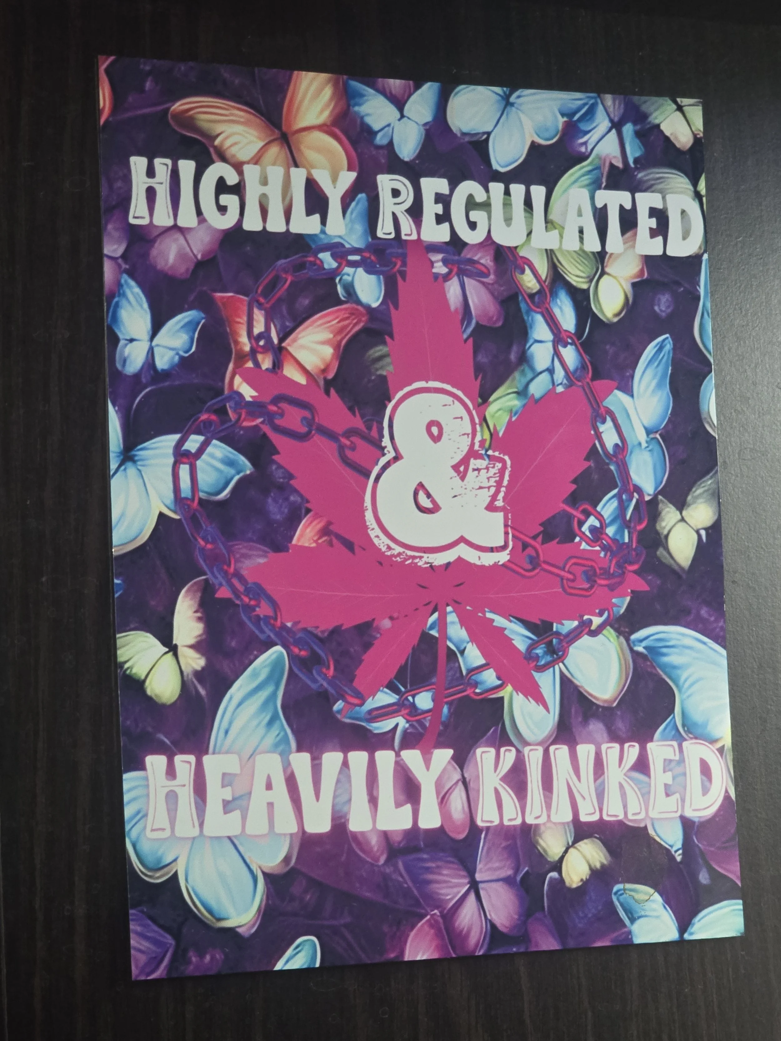 Highly Regulated Metal Sign