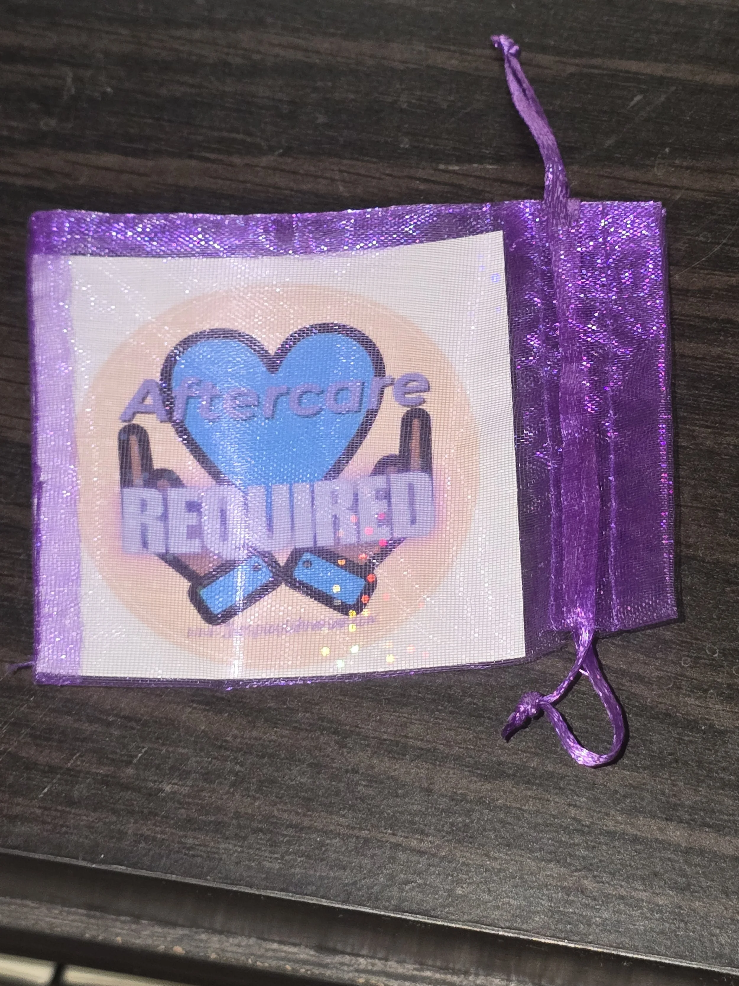 Aftercare Required Sticker