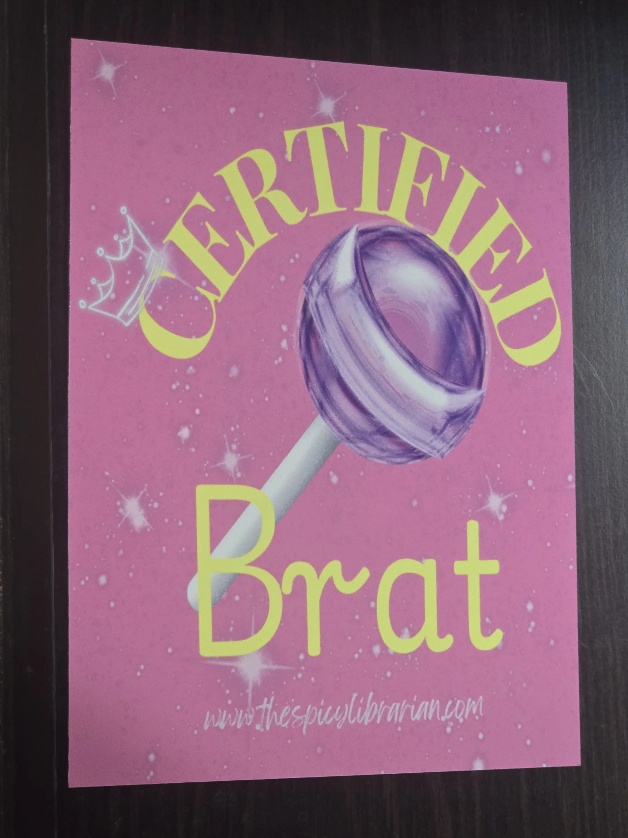 Certified Brat Metal Sign