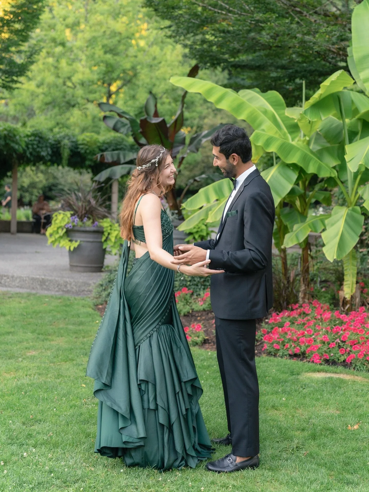 After the vows, just the two of them, wrapped in that &ldquo;we just got married&rdquo; kind of glow 💫❤️
Nhaia &amp; Naman 💍 forever looks beautiful on you!

Couple: @nhaiaarora &amp; @namanarora20 
Photographer: @patriciaphotocom 

Vancouver photo