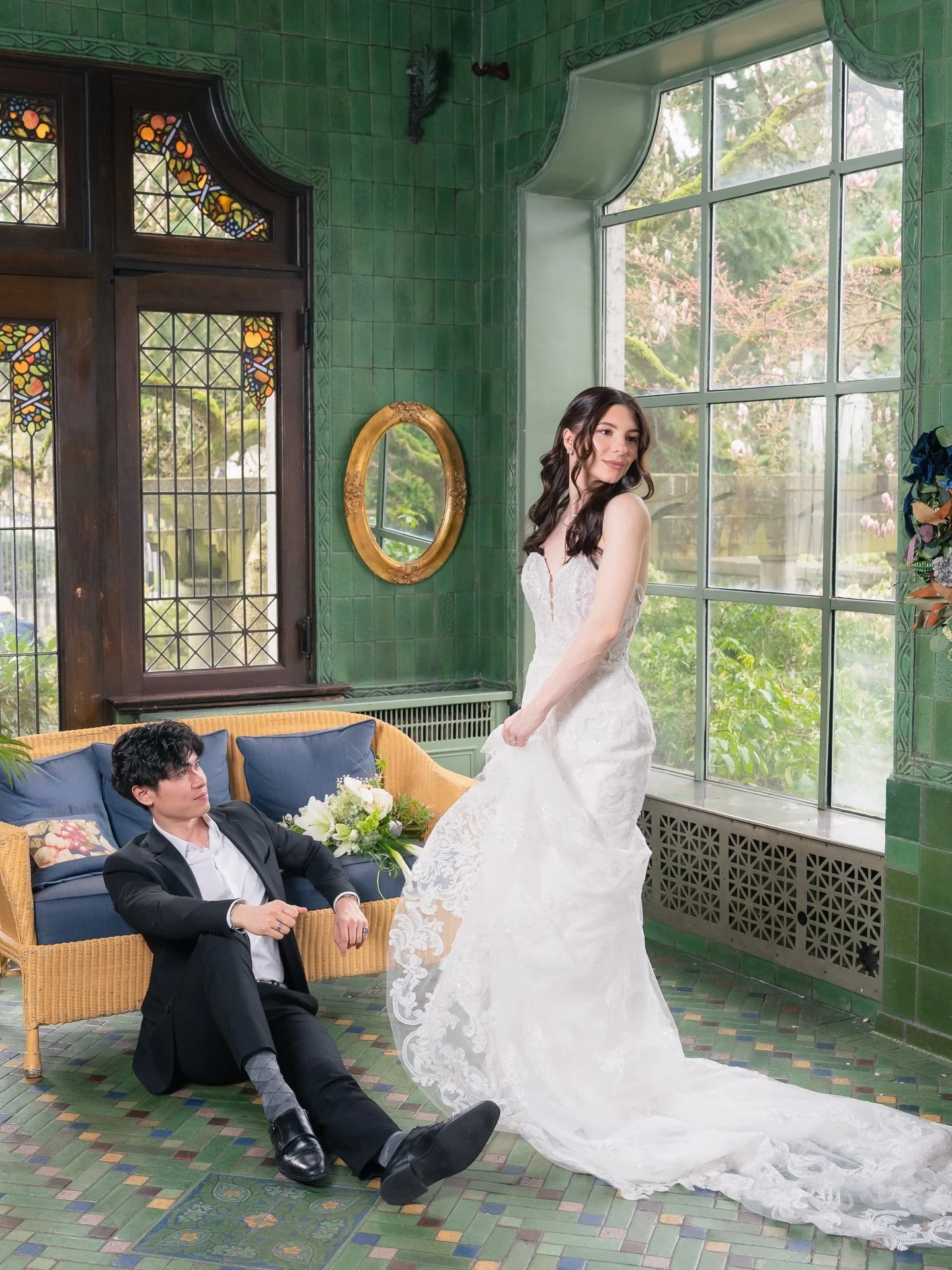 🤍 Some love stories don&rsquo;t need to be announced. 
They&rsquo;re felt in the way two people move through the world&hellip; together, certain, unhurried. 👰🏻&zwj;♀️🤵🏻

Planner: @memorieswithmadelyne 
Florist: @bloomsandbarsbc 
Makeup artist: @