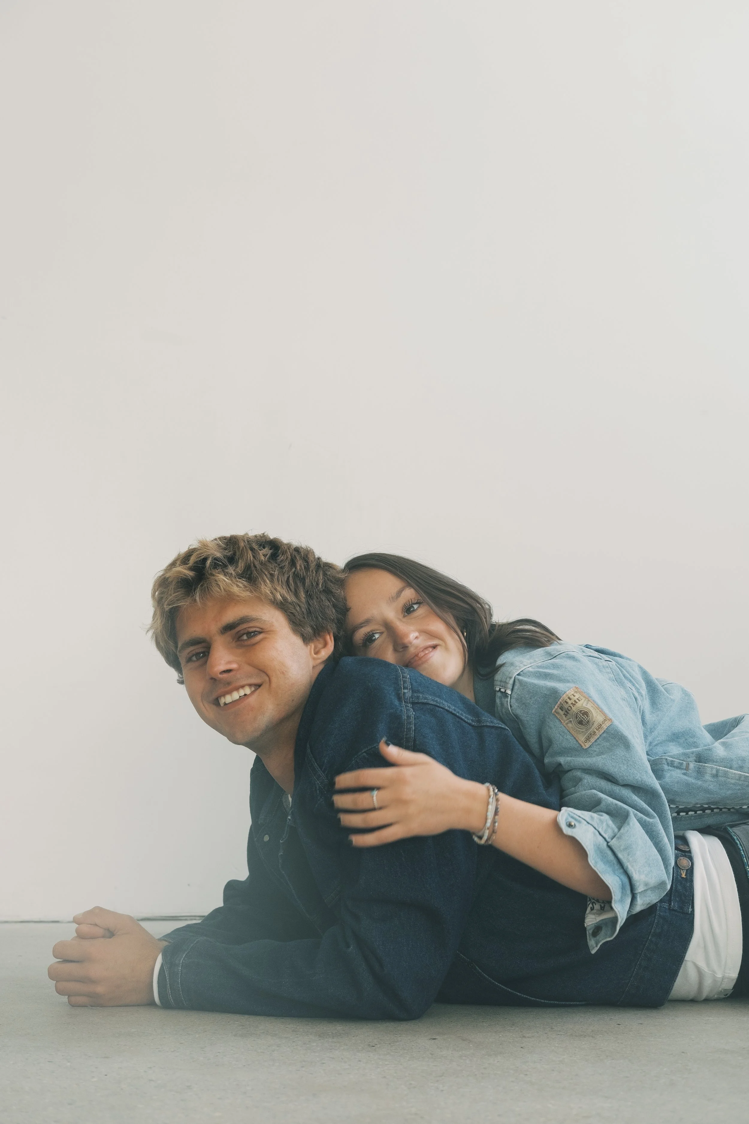 studio shots with Ashlyn + Andre