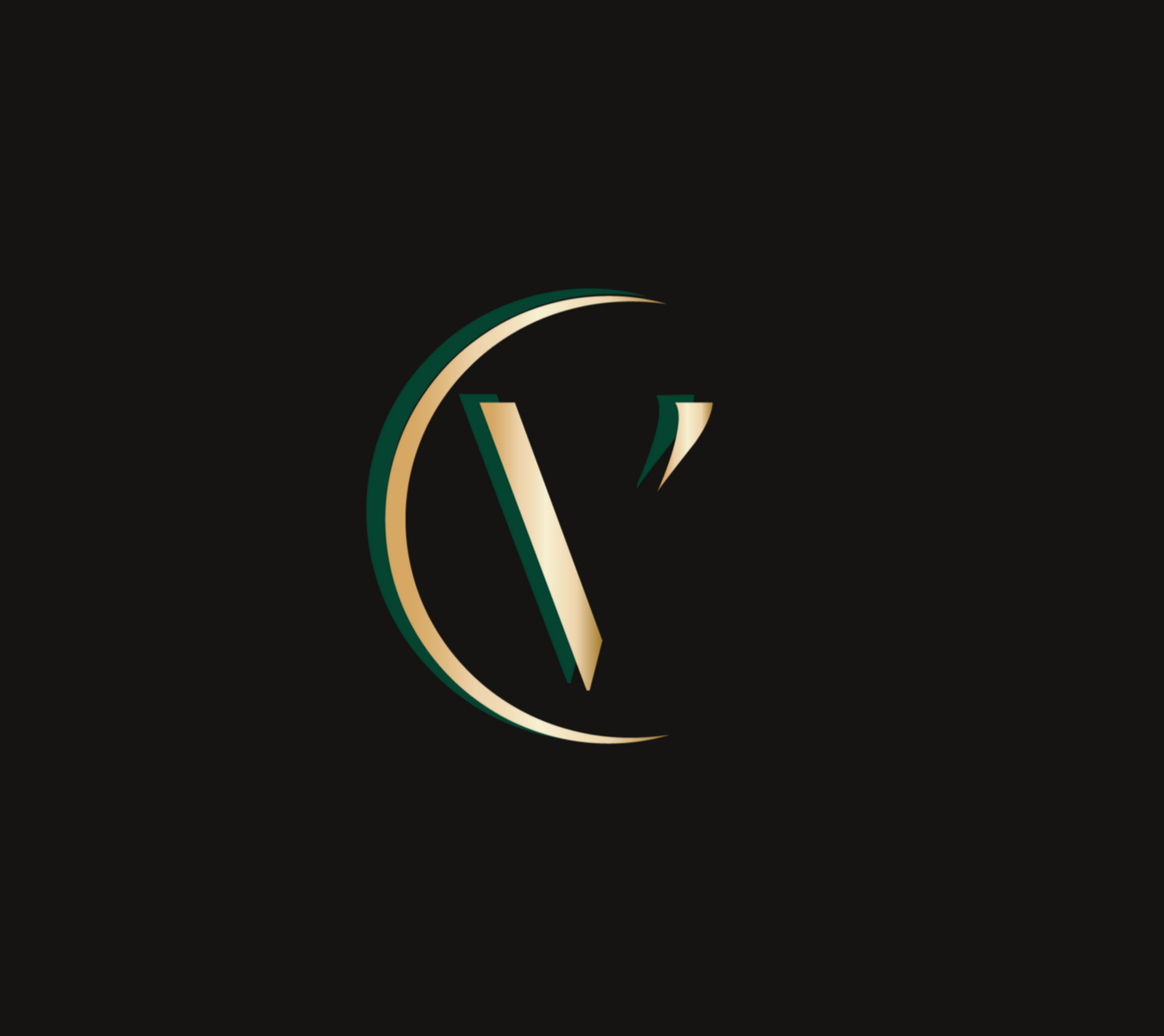 logo vc double vert et or fond noir.png