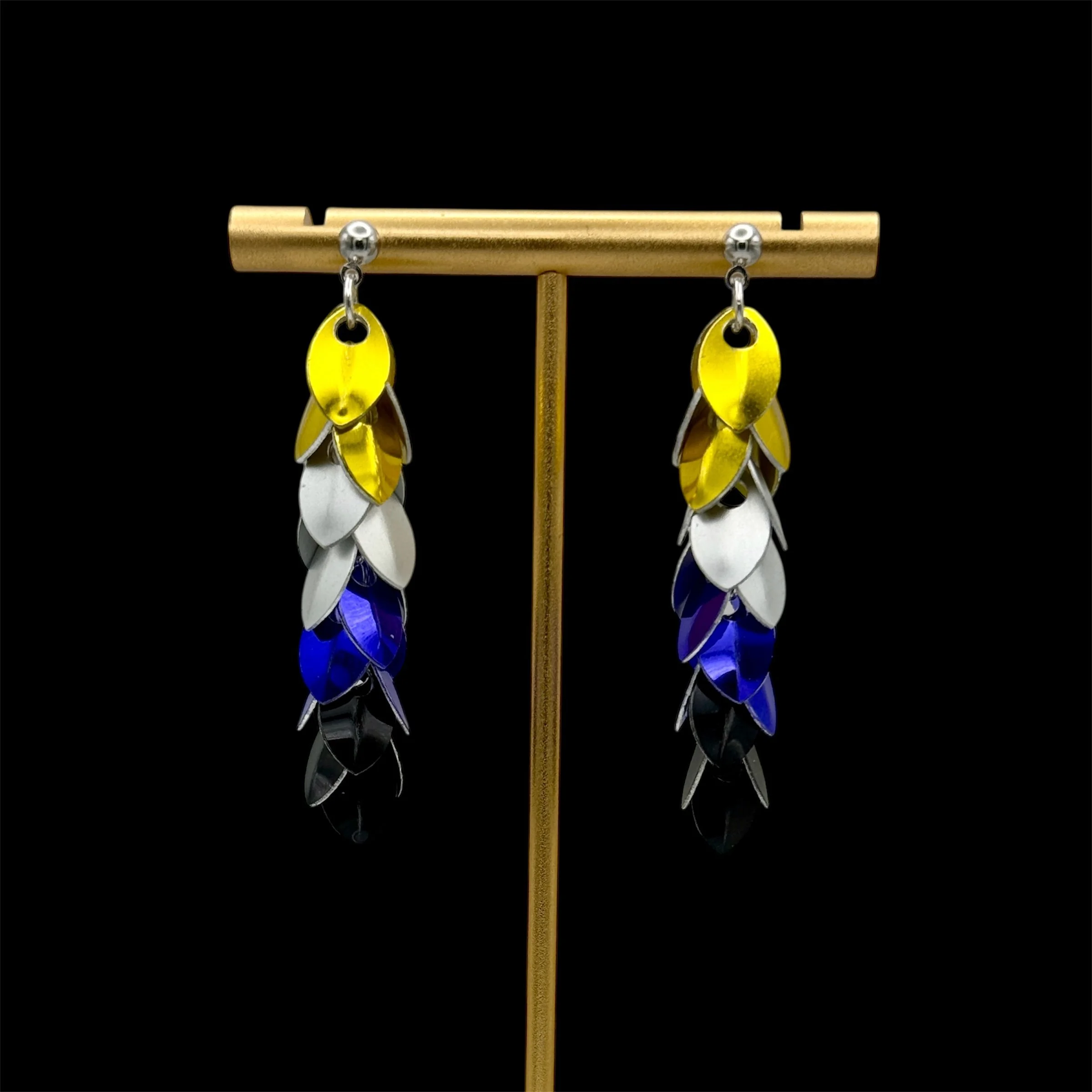 ENBY Flag - Scale Maile Earrings